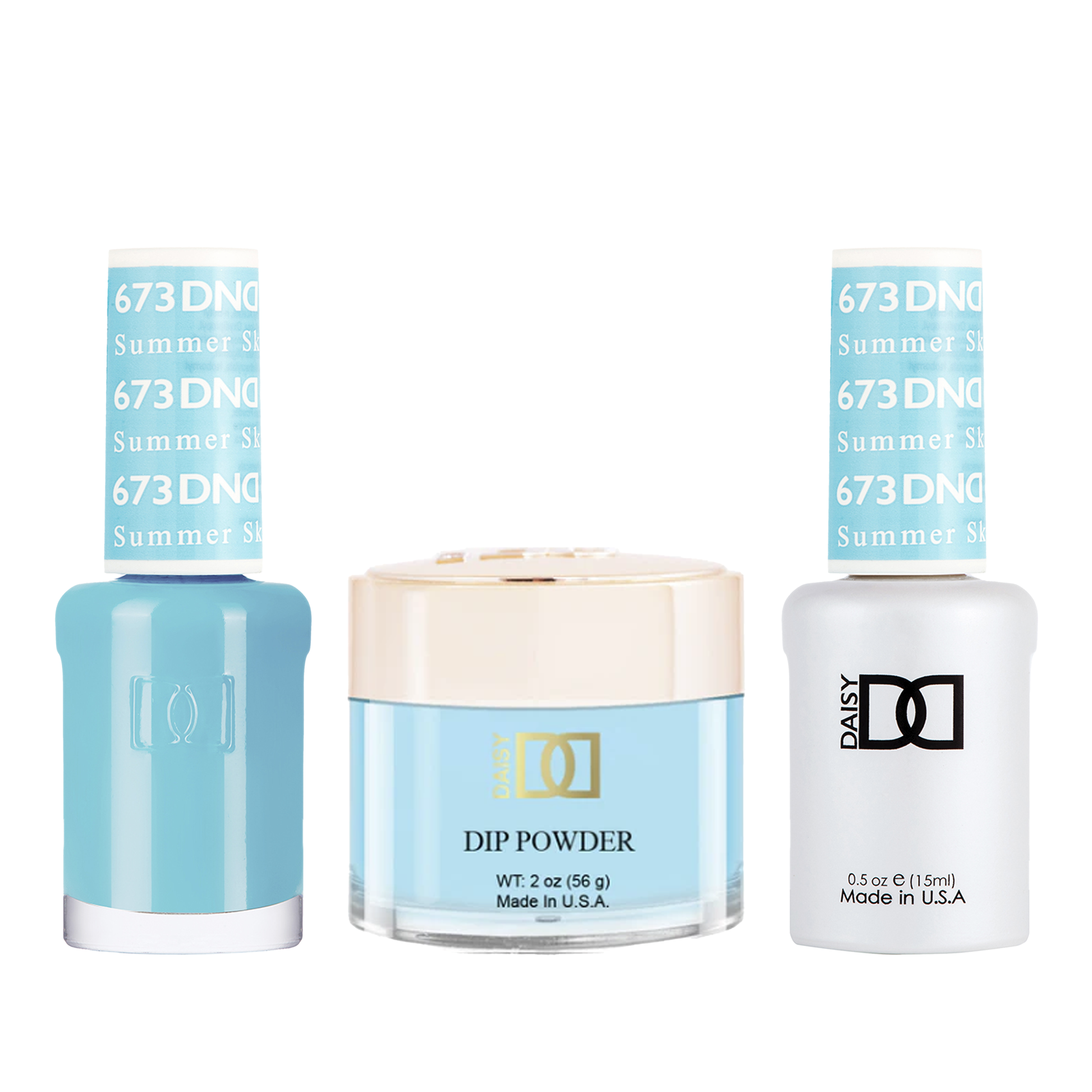 Dnd trio - 673 summer sky - gel polish