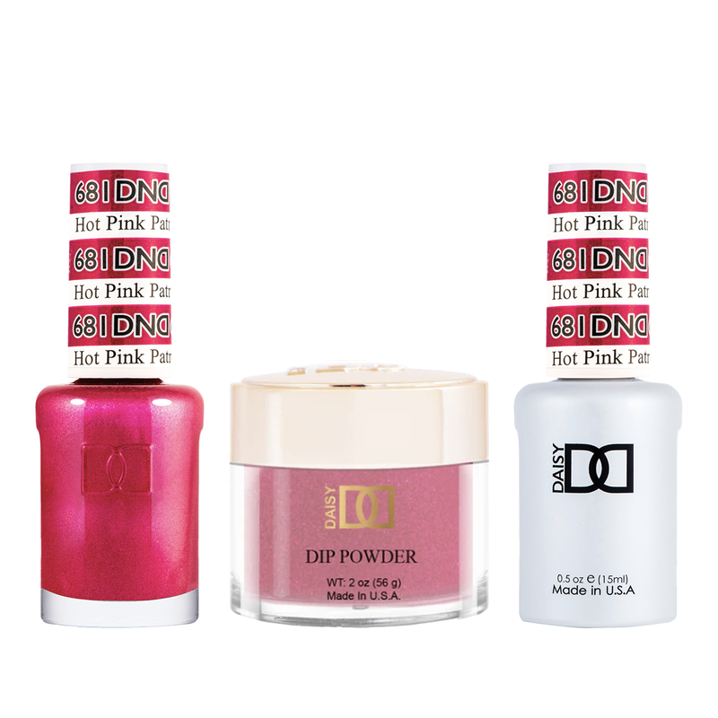 Dnd trio - 681 hot pink patrol - gel polish