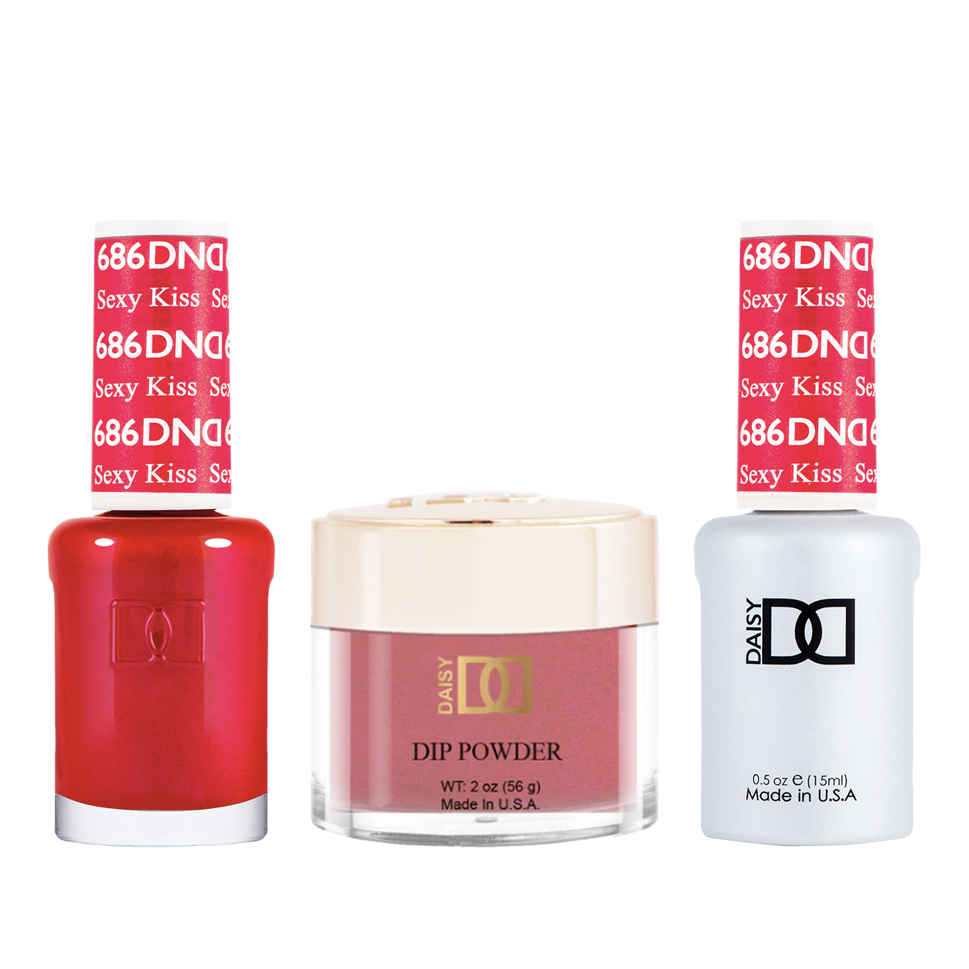 Dnd trio - 686 sexy kiss - gel polish