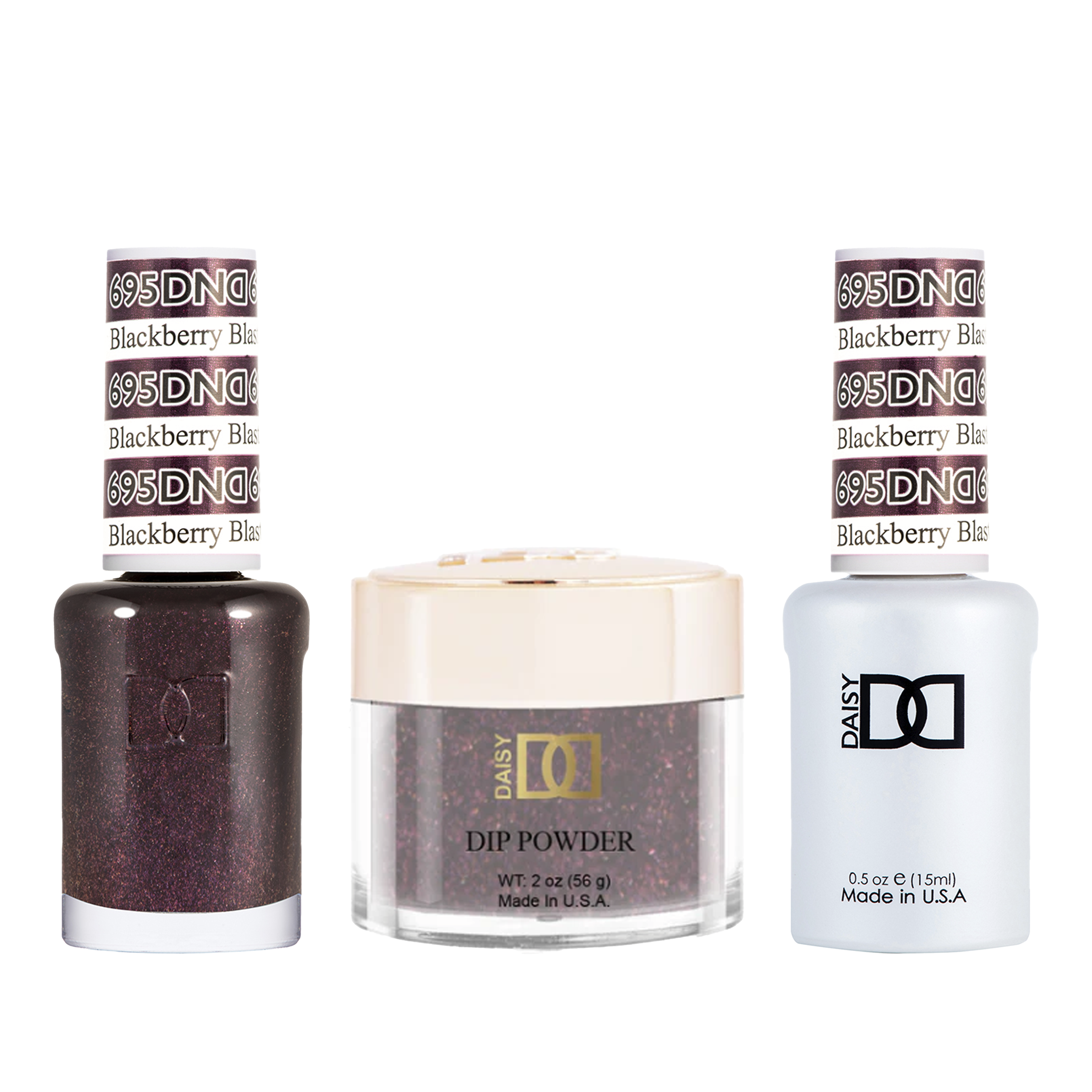 Dnd trio - 695 blackberry blast - gel polish