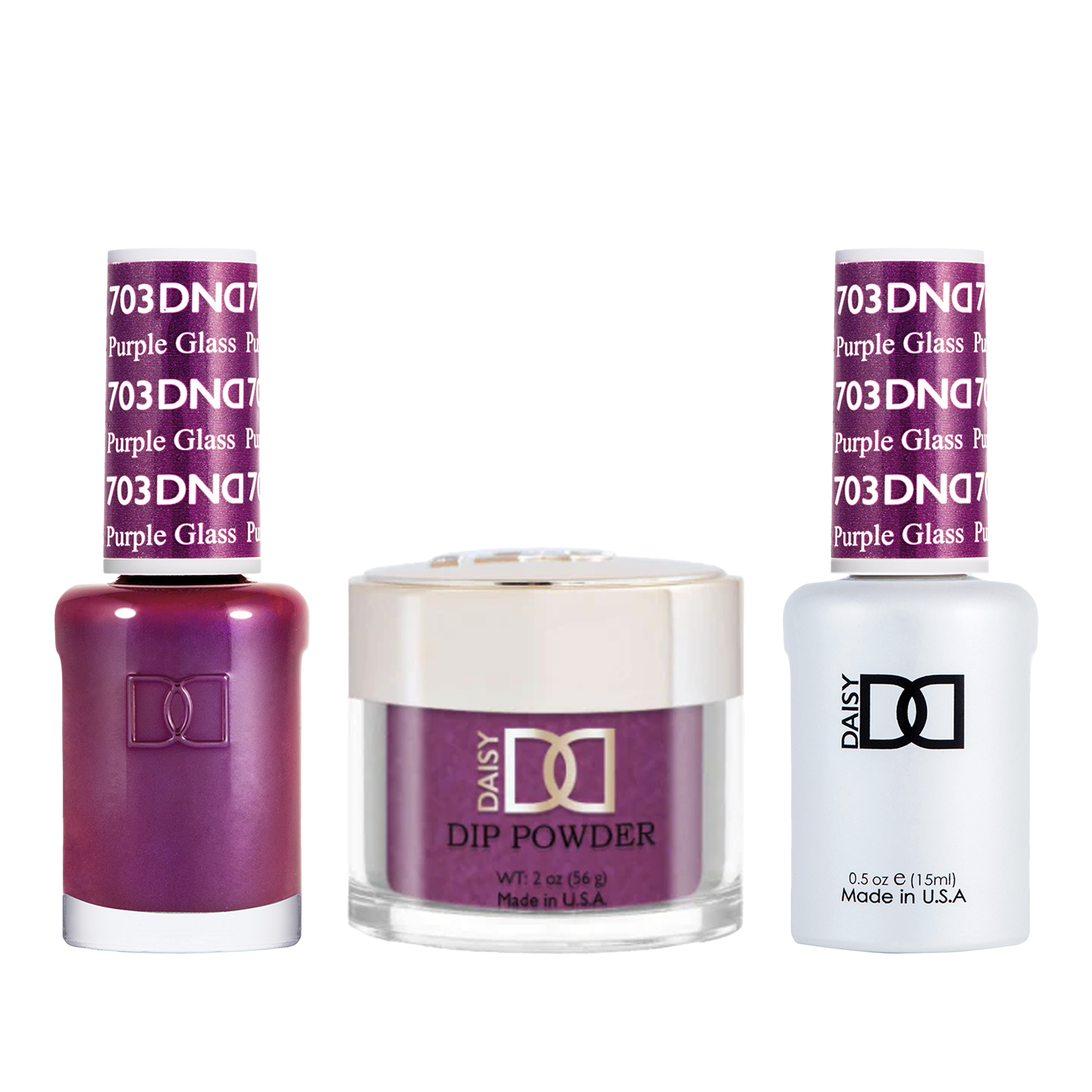 Dnd trio - 703 purple glass - gel polish