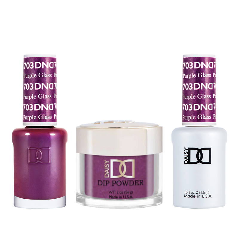 Dnd trio - 703 purple glass - gel polish