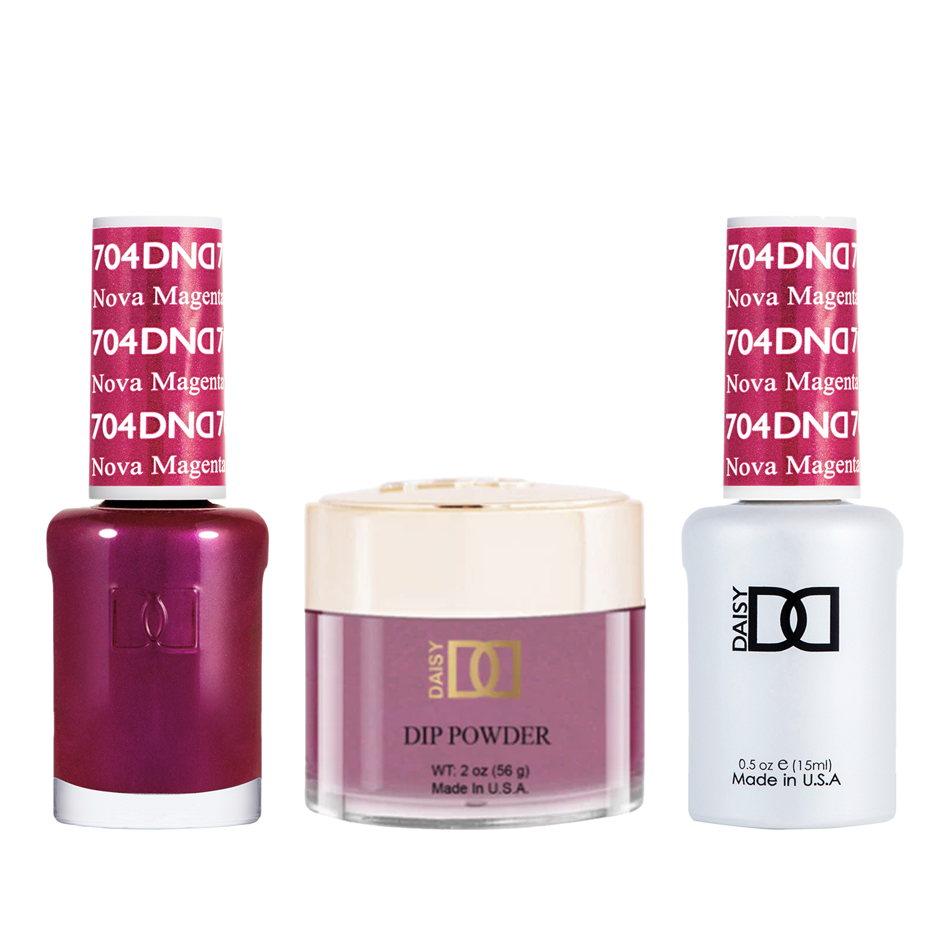 Dnd trio - 704 nova magenta - gel polish