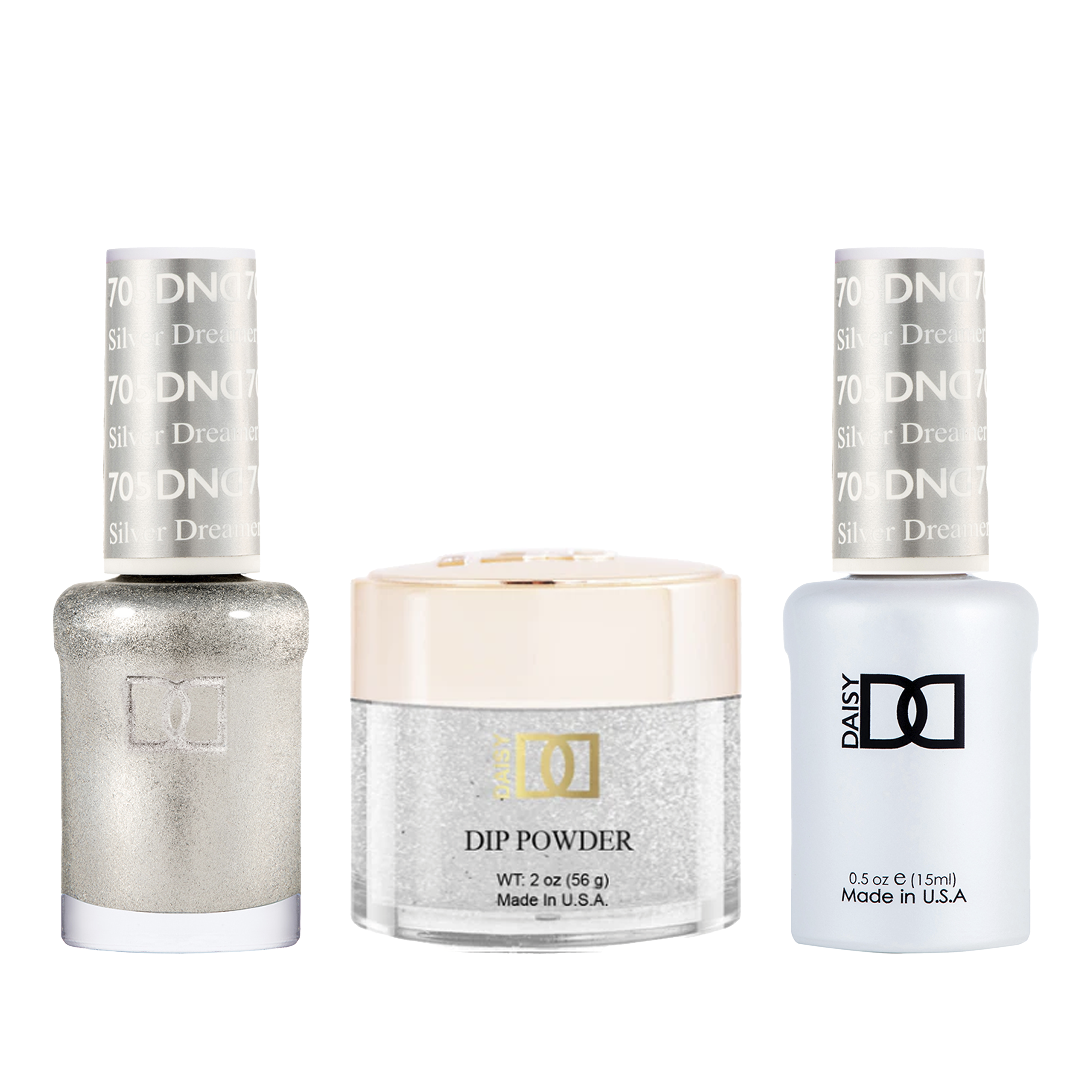 Dnd trio - 705 silver dreamer - gel polish