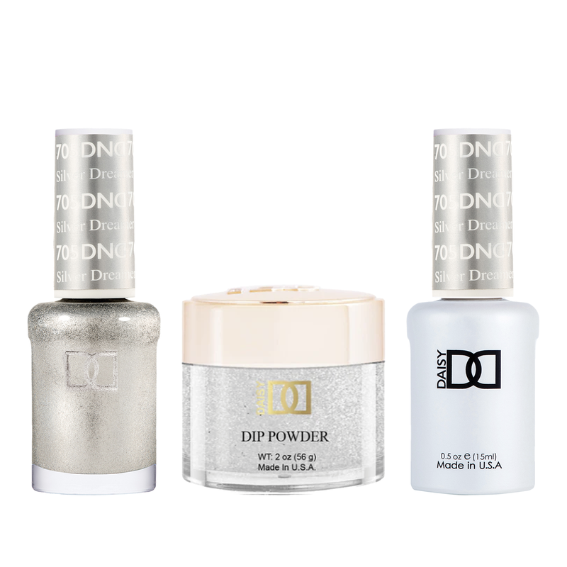 Dnd trio - 705 silver dreamer - gel polish
