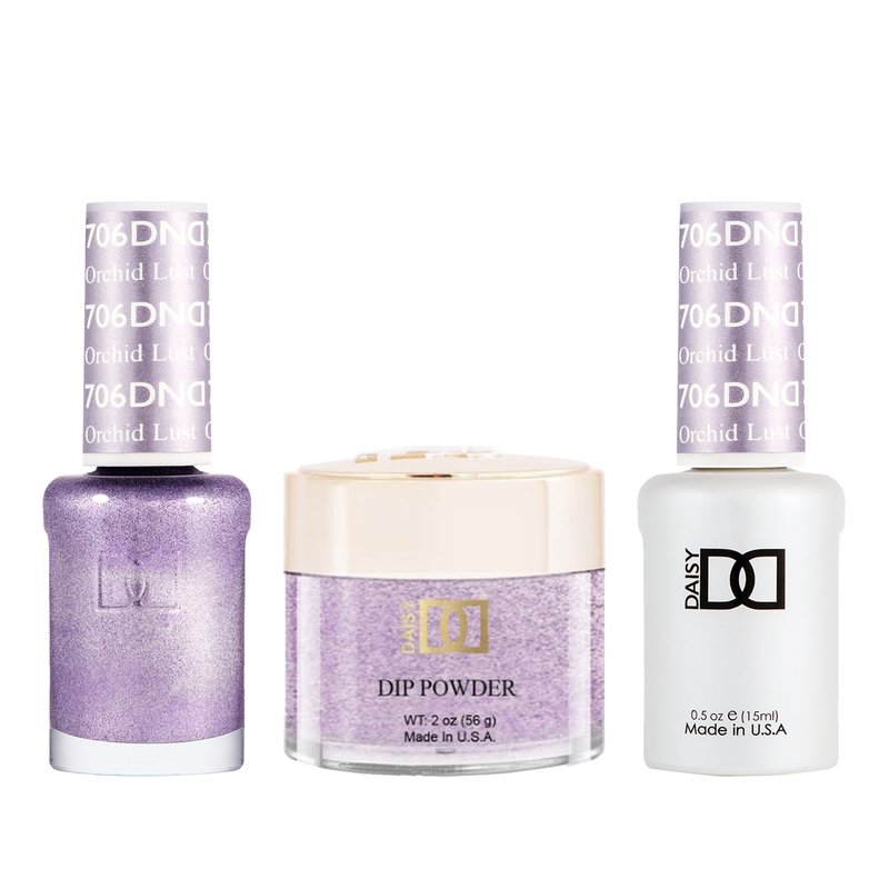 Dnd trio - 706 orchid lust - gel polish