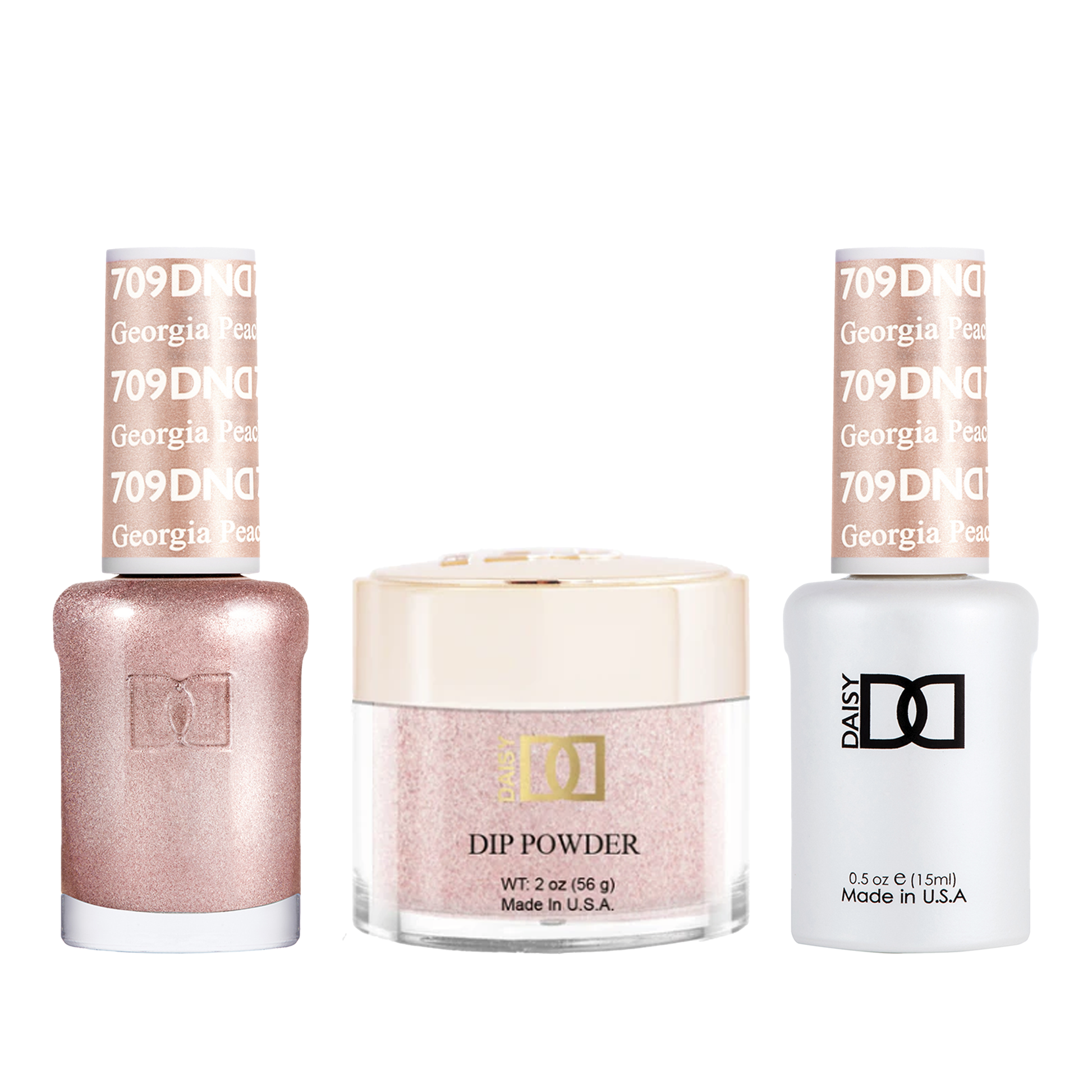 Dnd trio - 709 georgia peach - gel polish