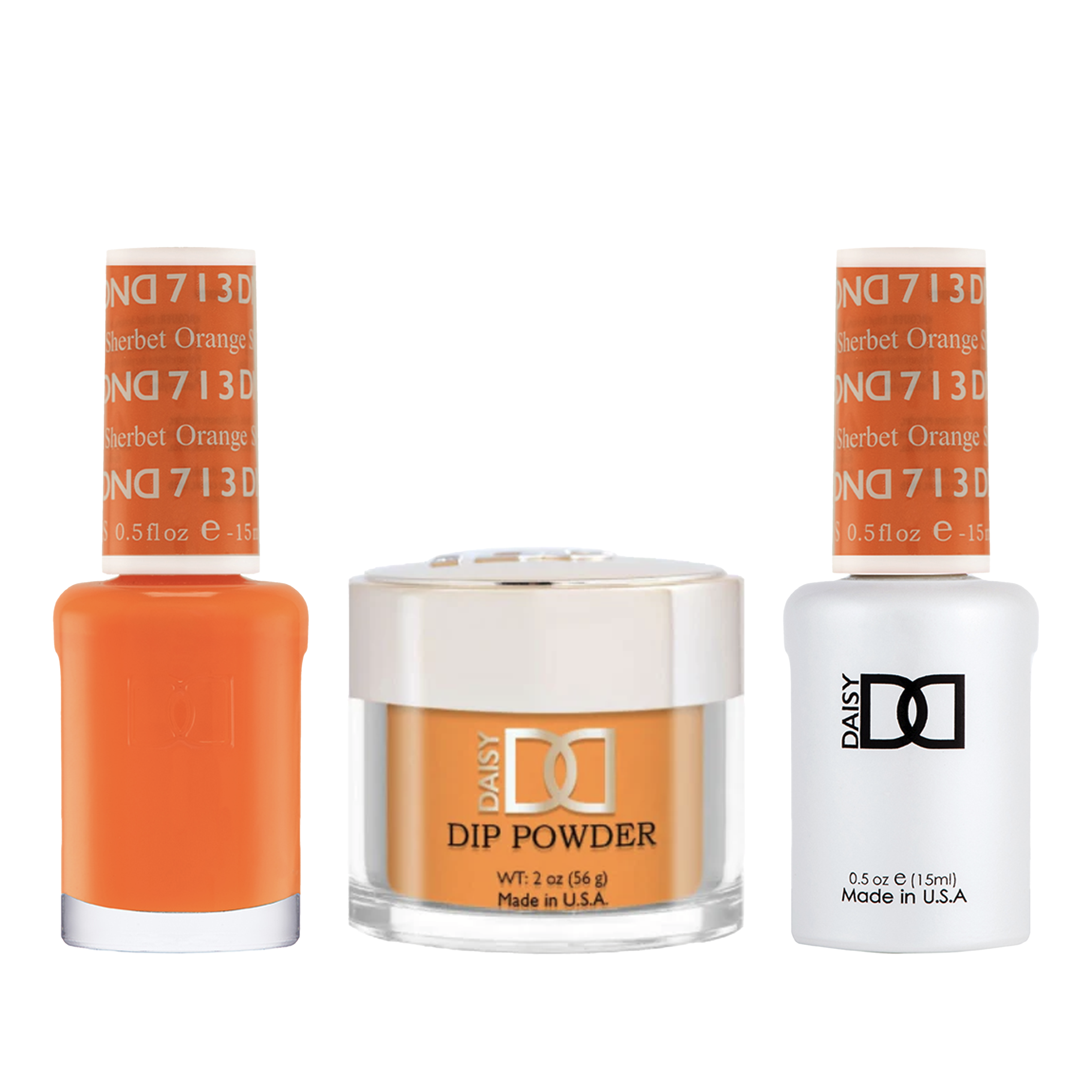 Dnd trio - 713 orange sherbet - gel polish