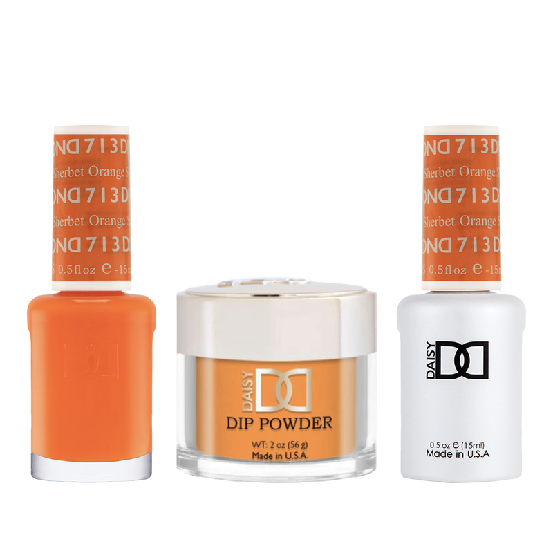 Dnd trio - 713 orange sherbet - gel polish