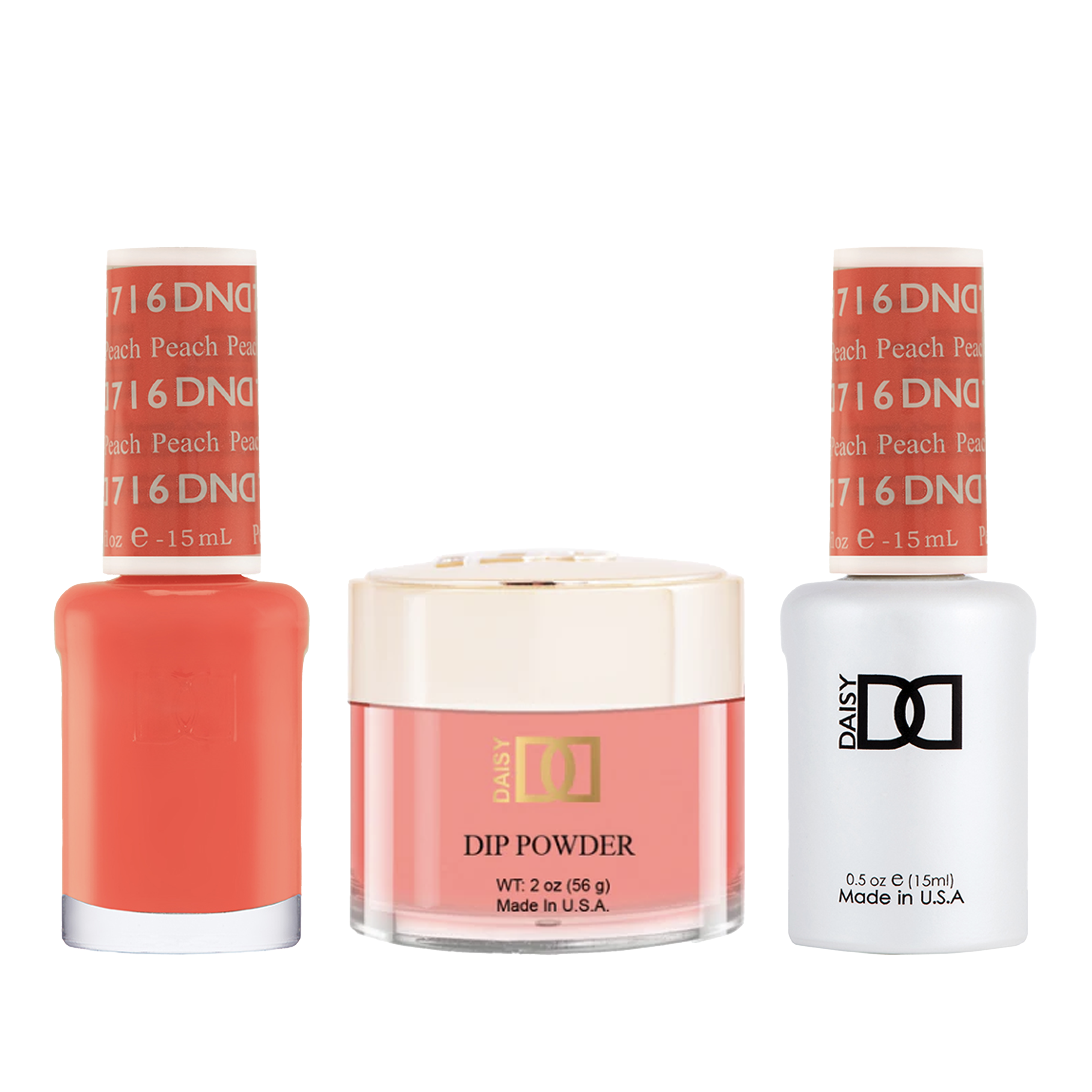 Dnd trio - 716 peach - gel polish