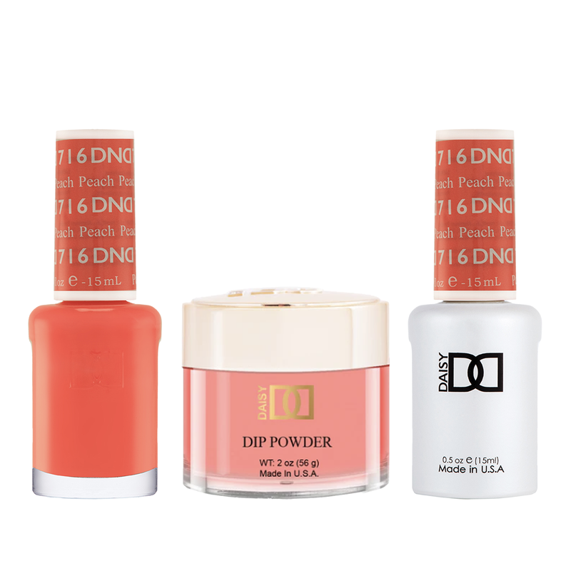 Dnd trio - 716 peach - gel polish