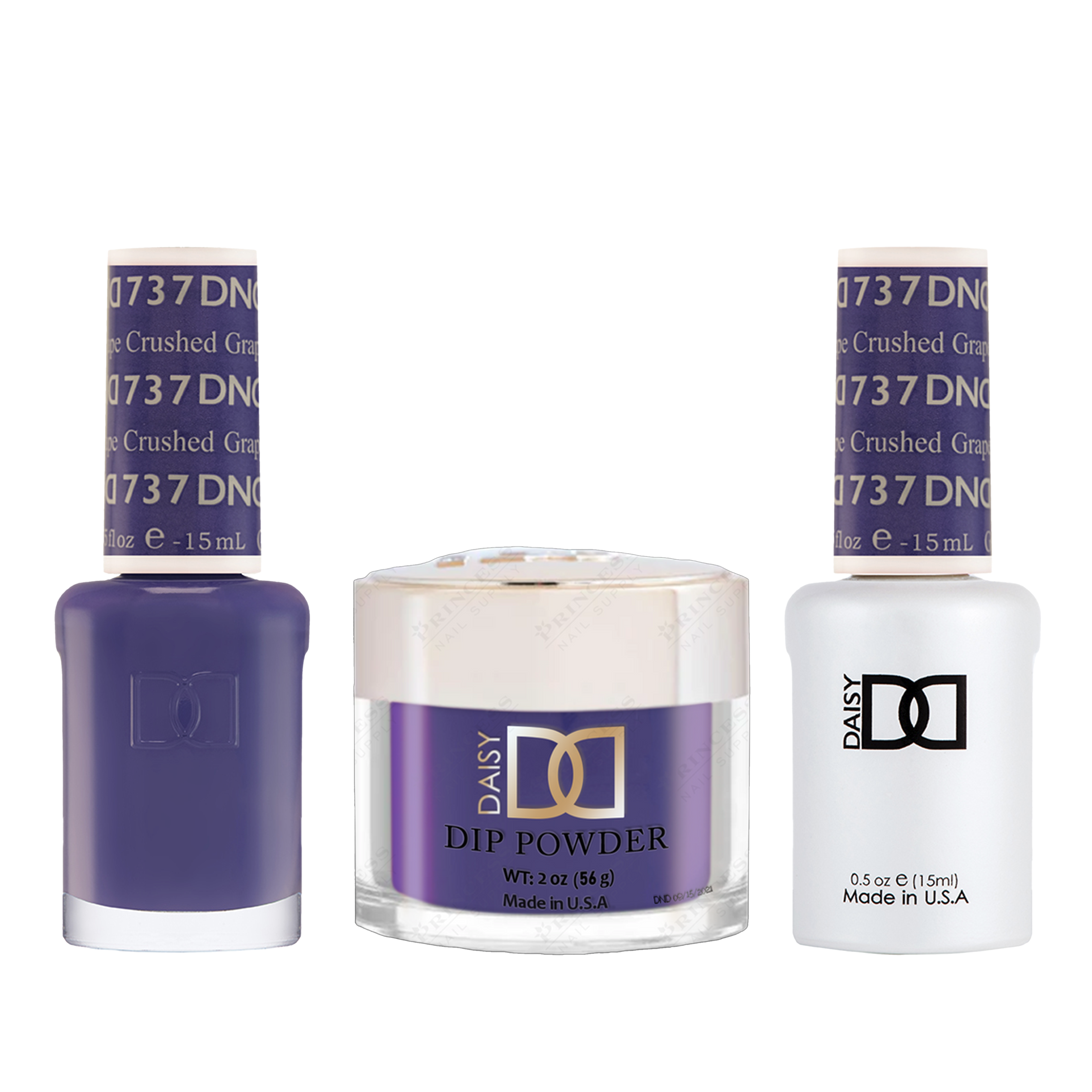 Dnd trio - 737 crushed grape - gel polish