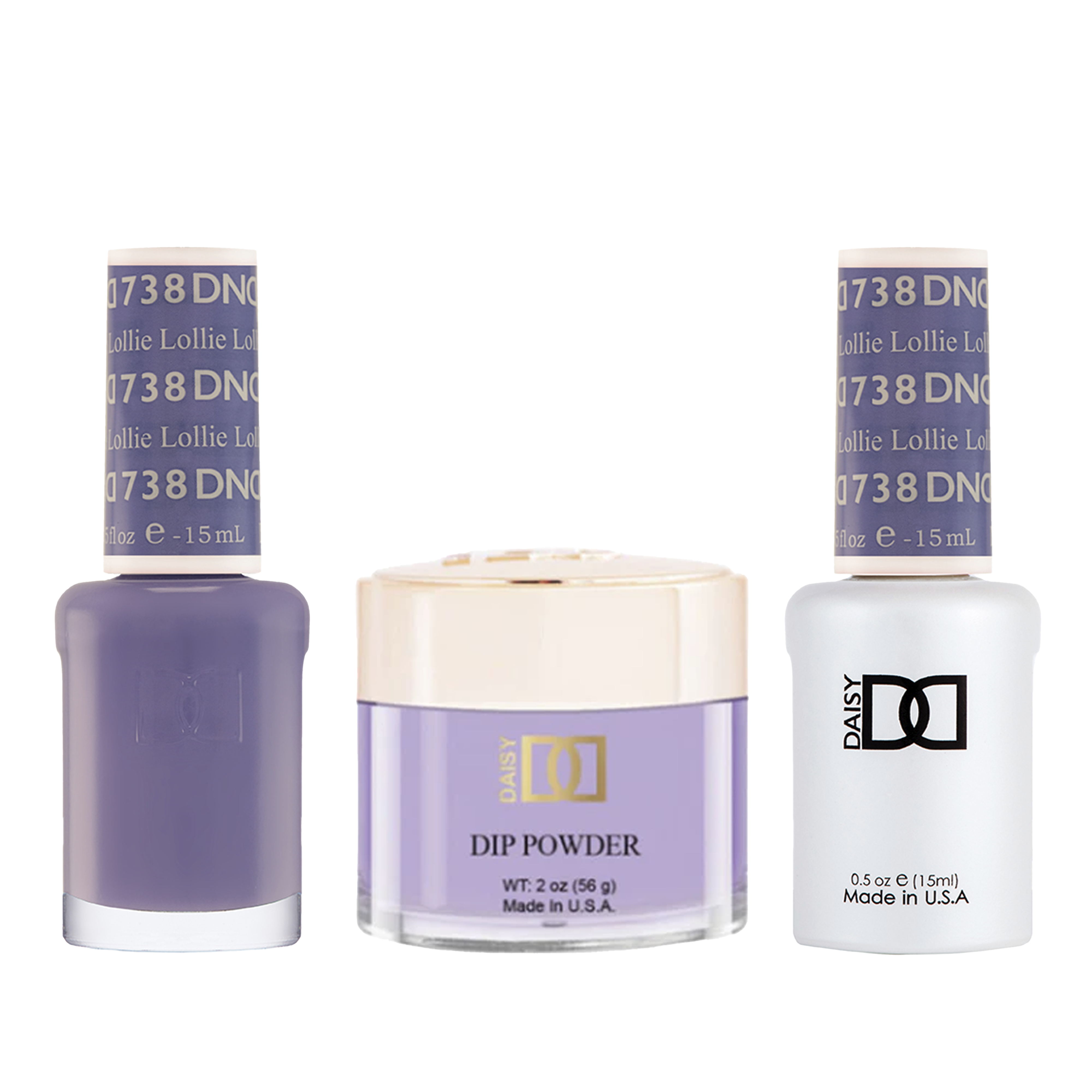 Dnd trio - 738 lollie - gel polish