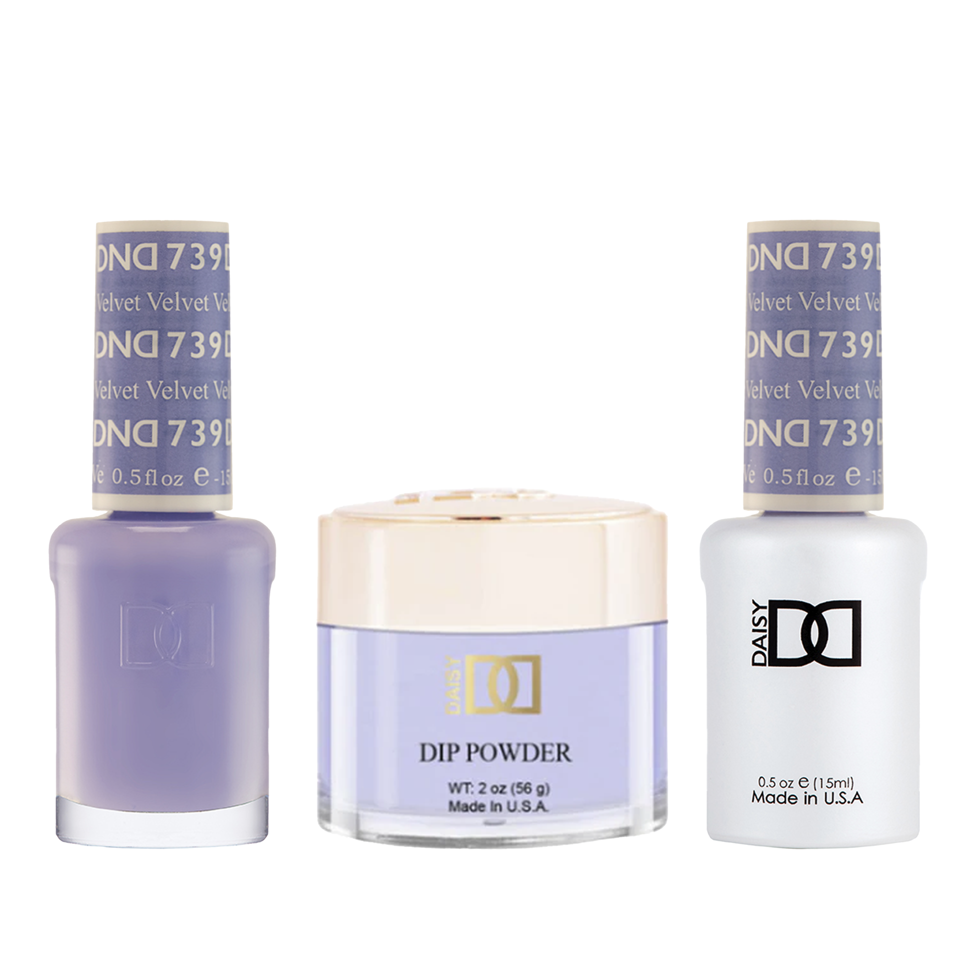Dnd trio - 739 velvet - gel polish