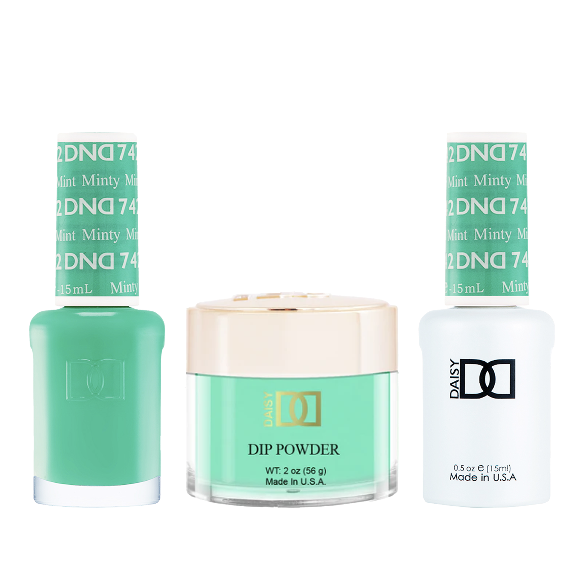Dnd trio - 742 minty mint - gel polish