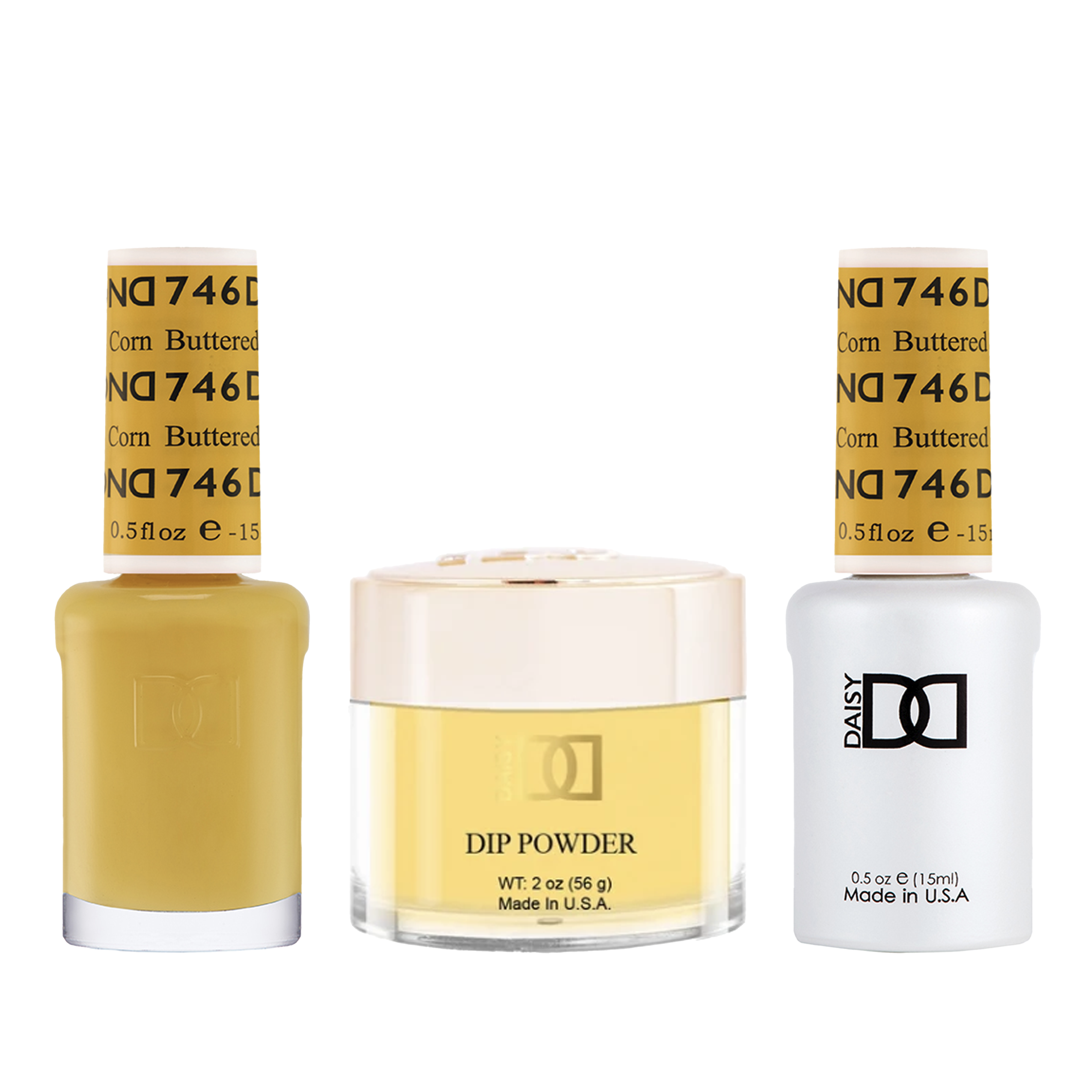 Dnd trio - 746 buttered corn - gel polish