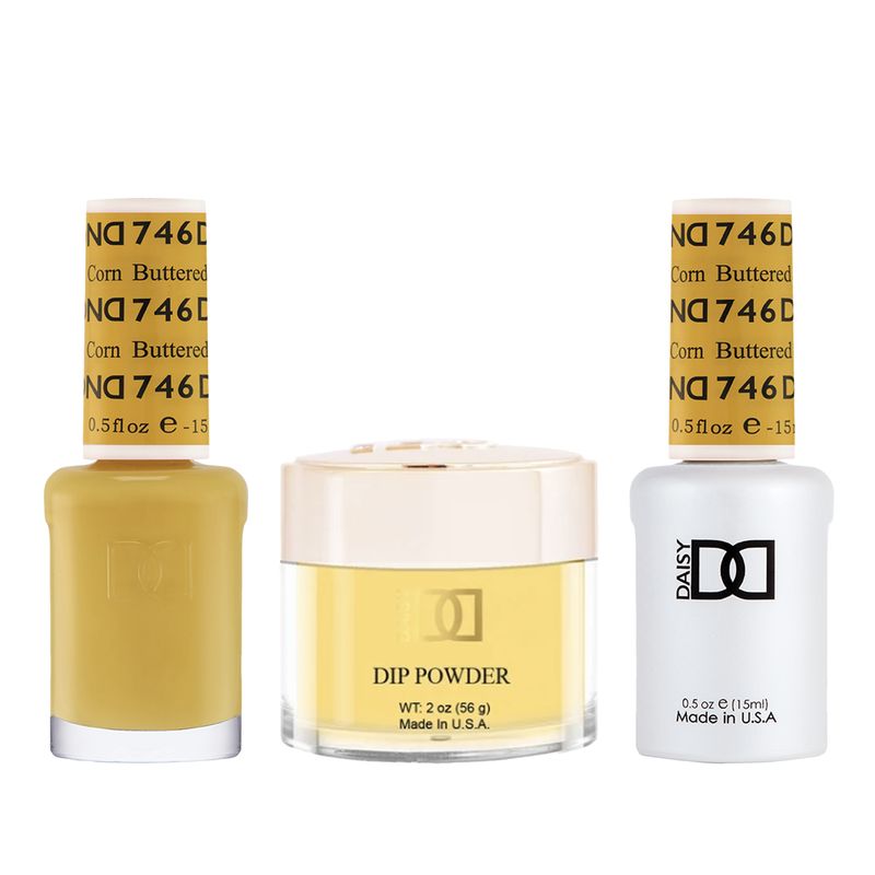 Dnd trio - 746 buttered corn - gel polish