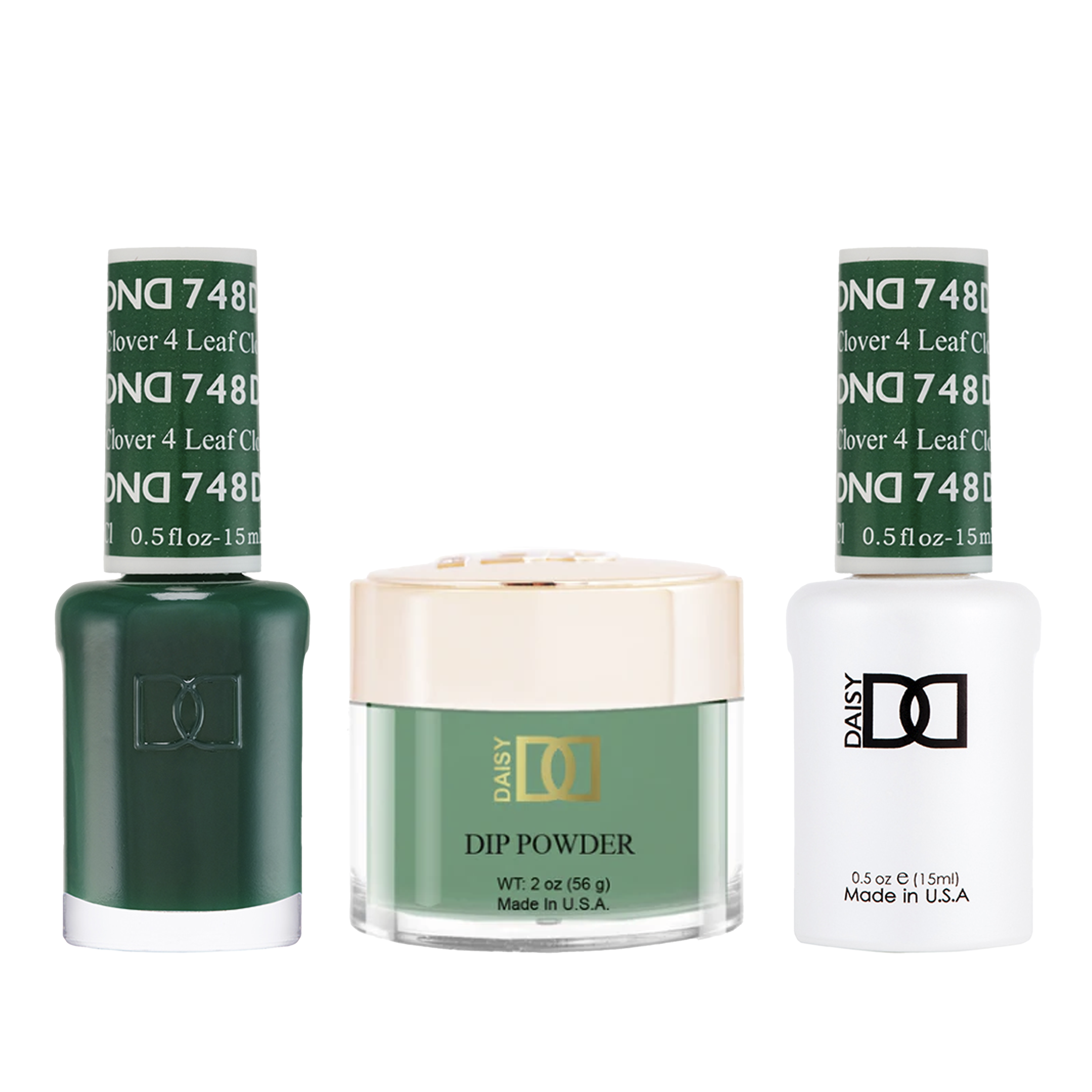 Dnd trio - 748 4 leaf clover - gel polish