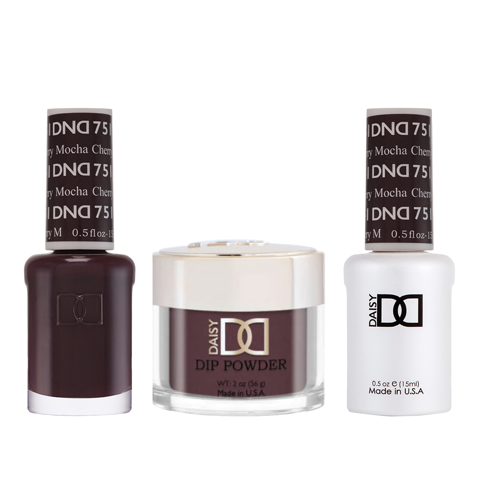 Dnd trio - 751 cherry mocha - gel polish