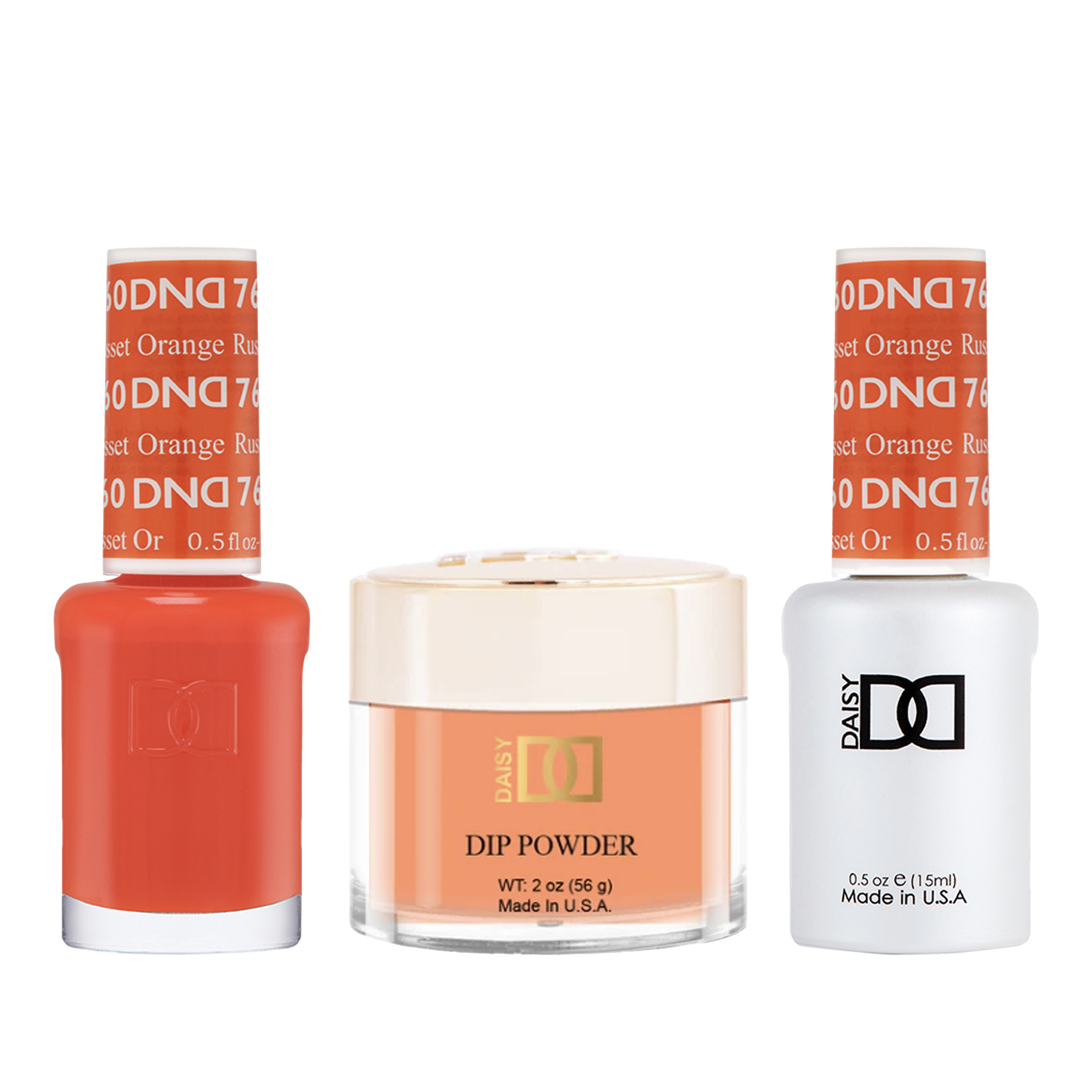 Dnd trio - 760 russet orange - gel polish