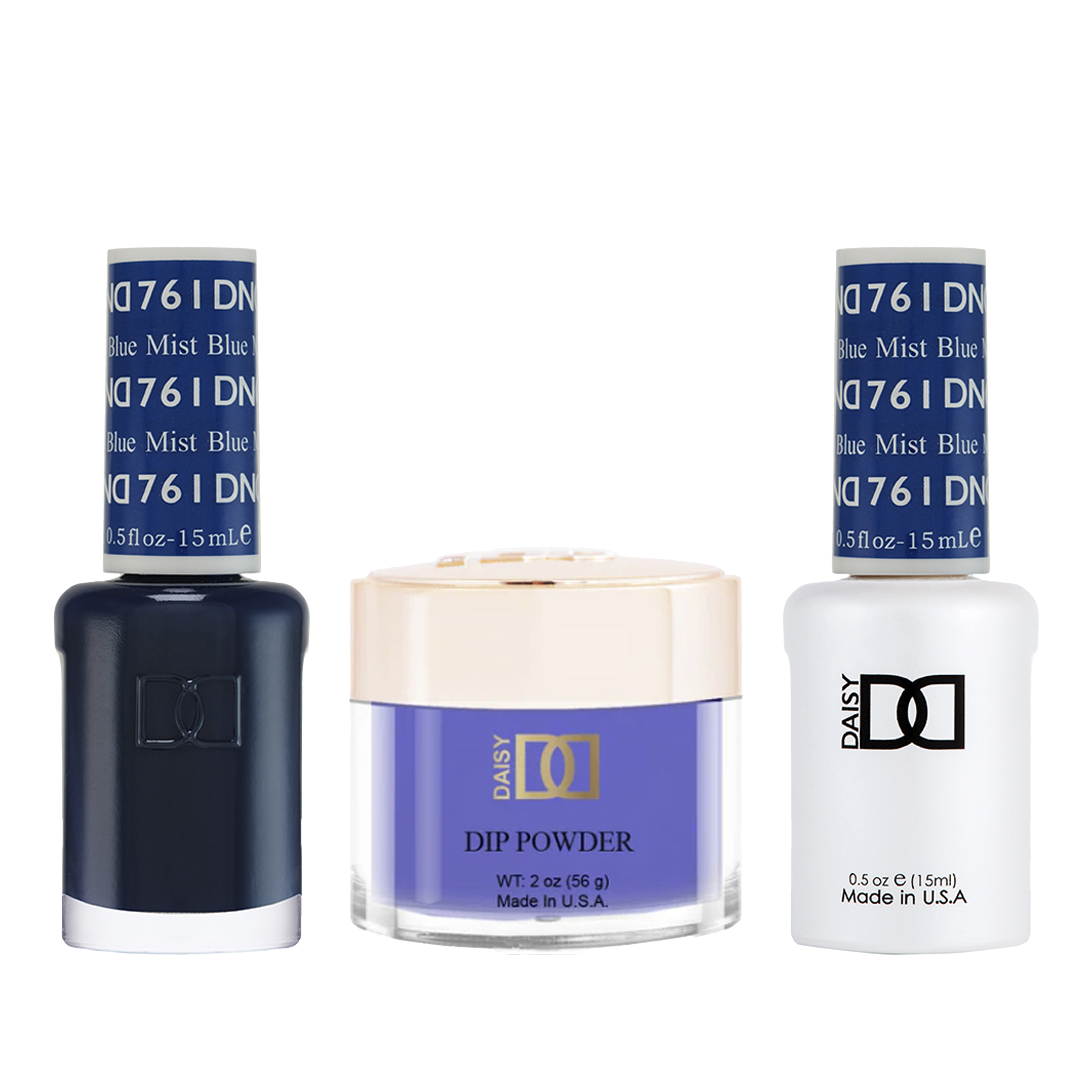 Dnd trio - 761 blue mist - gel polish