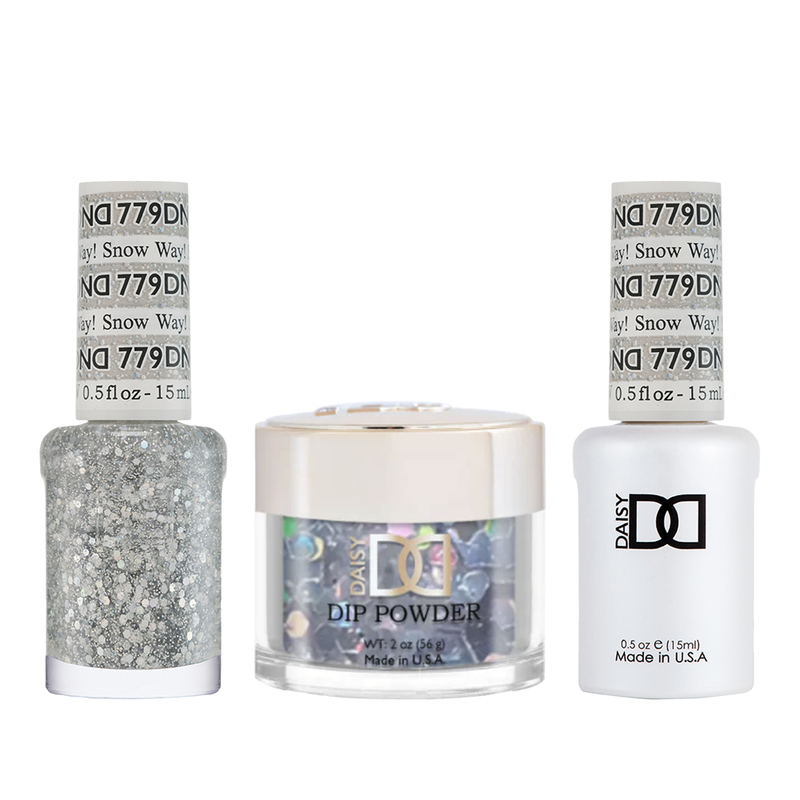 Dnd trio - 779 snow way! - gel polish