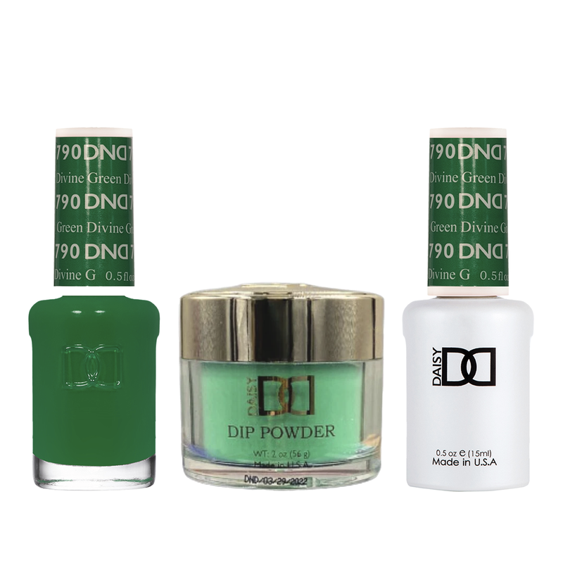 Dnd trio - 790 divine green - gel polish