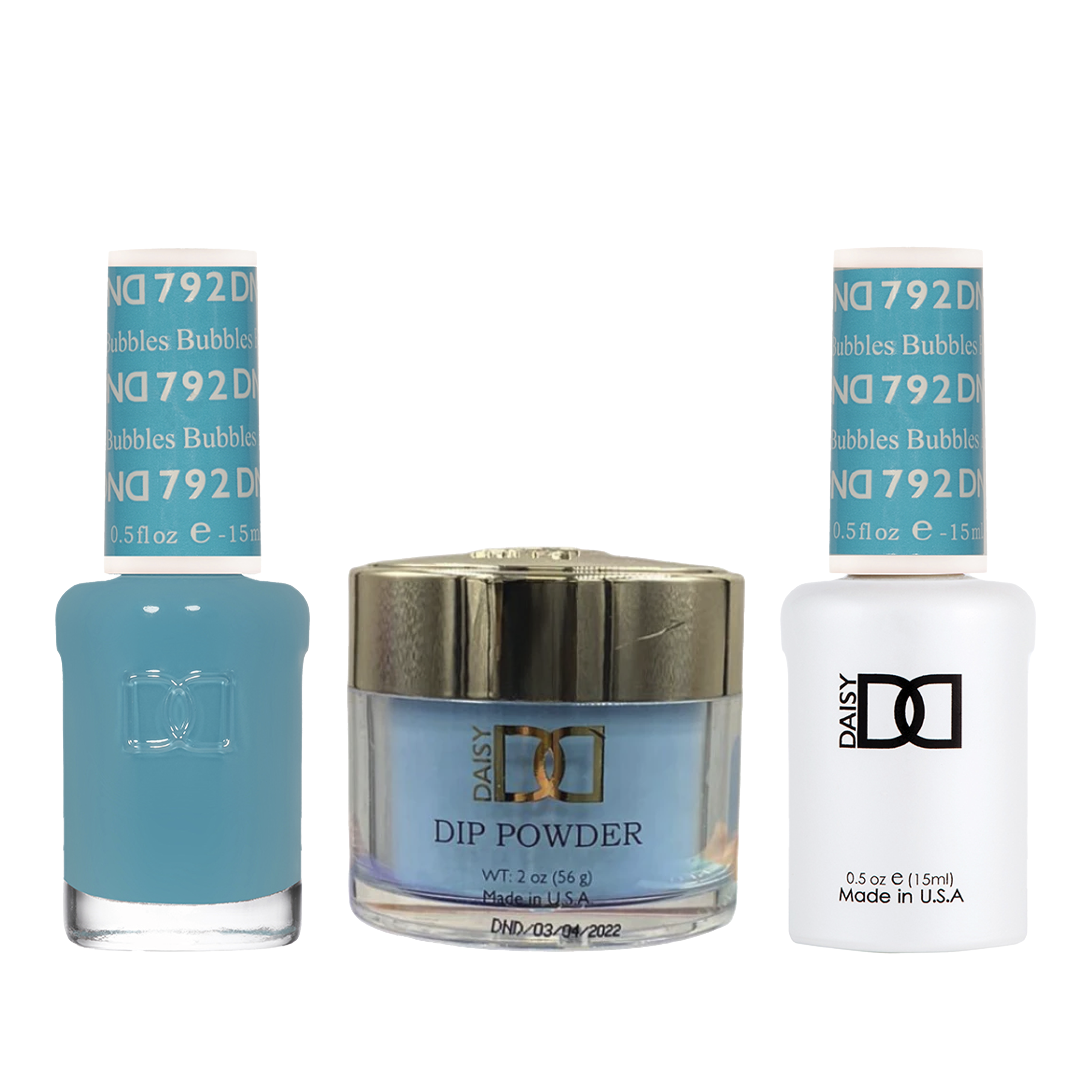 Dnd trio - 792 bubbles - gel polish