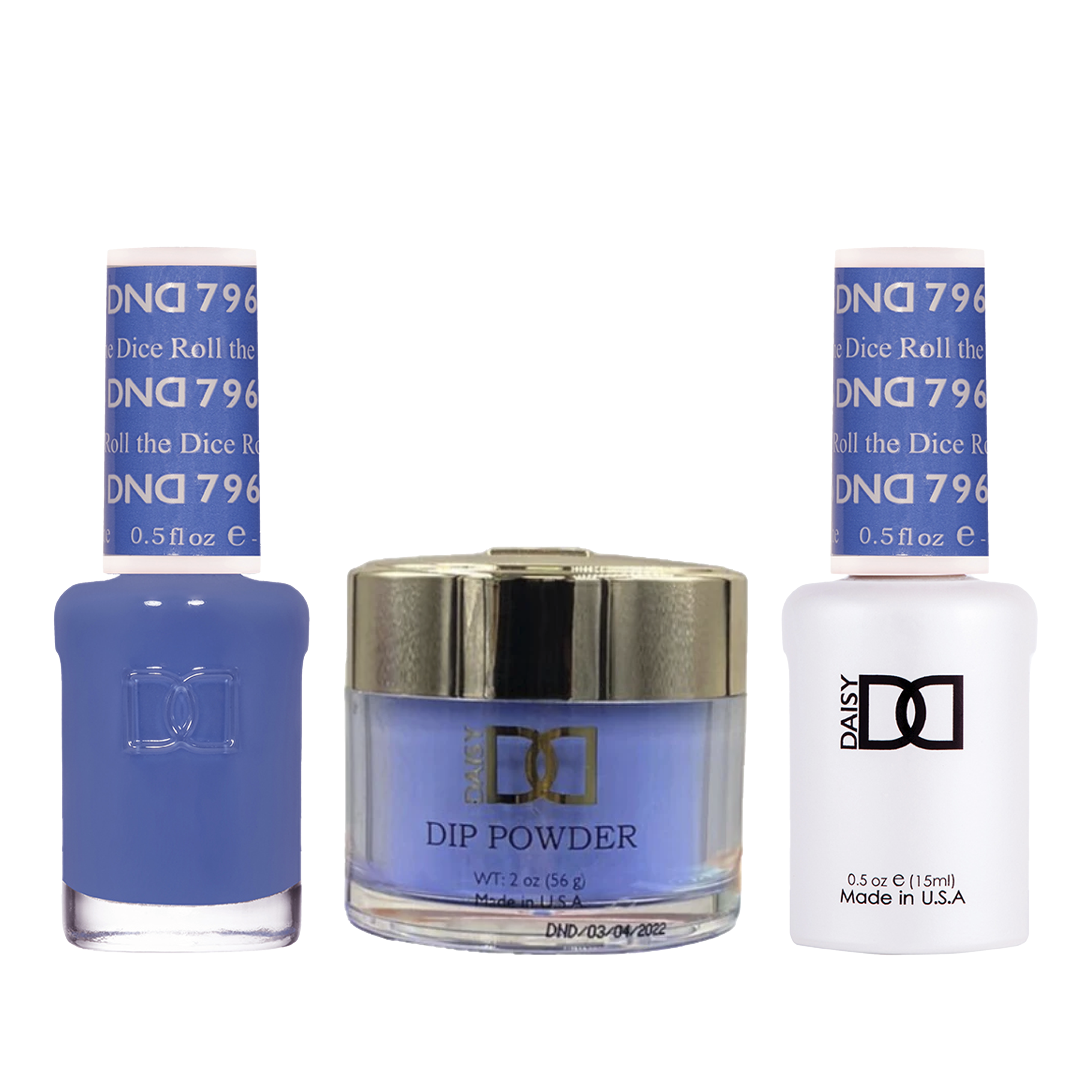 Dnd trio - 796 roll the dice - gel polish