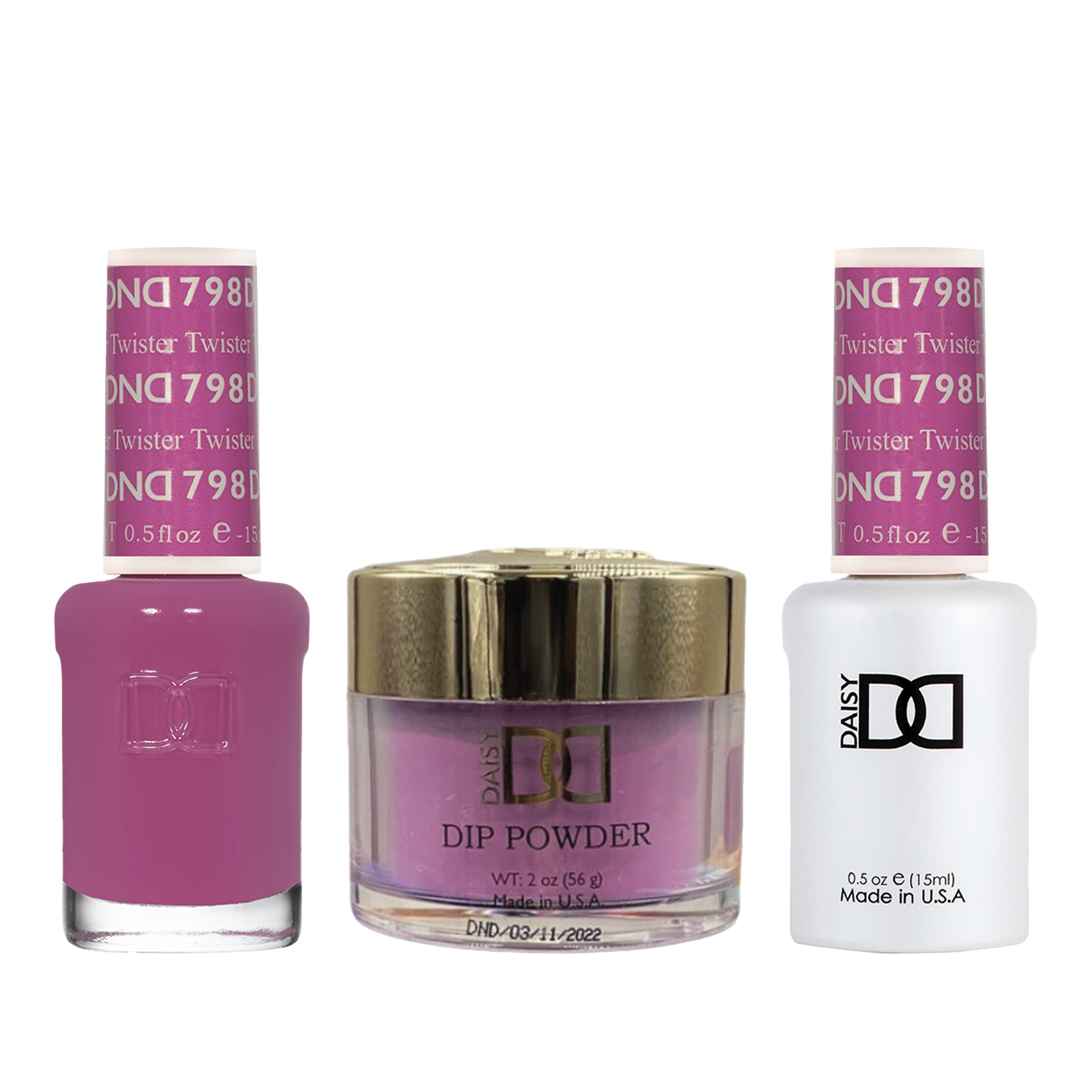 Dnd trio - 798 twister - gel polish