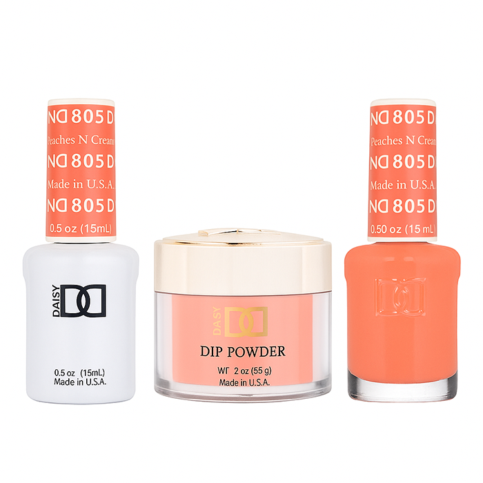 Dnd trio - 805 peaches n cream - gel polish
