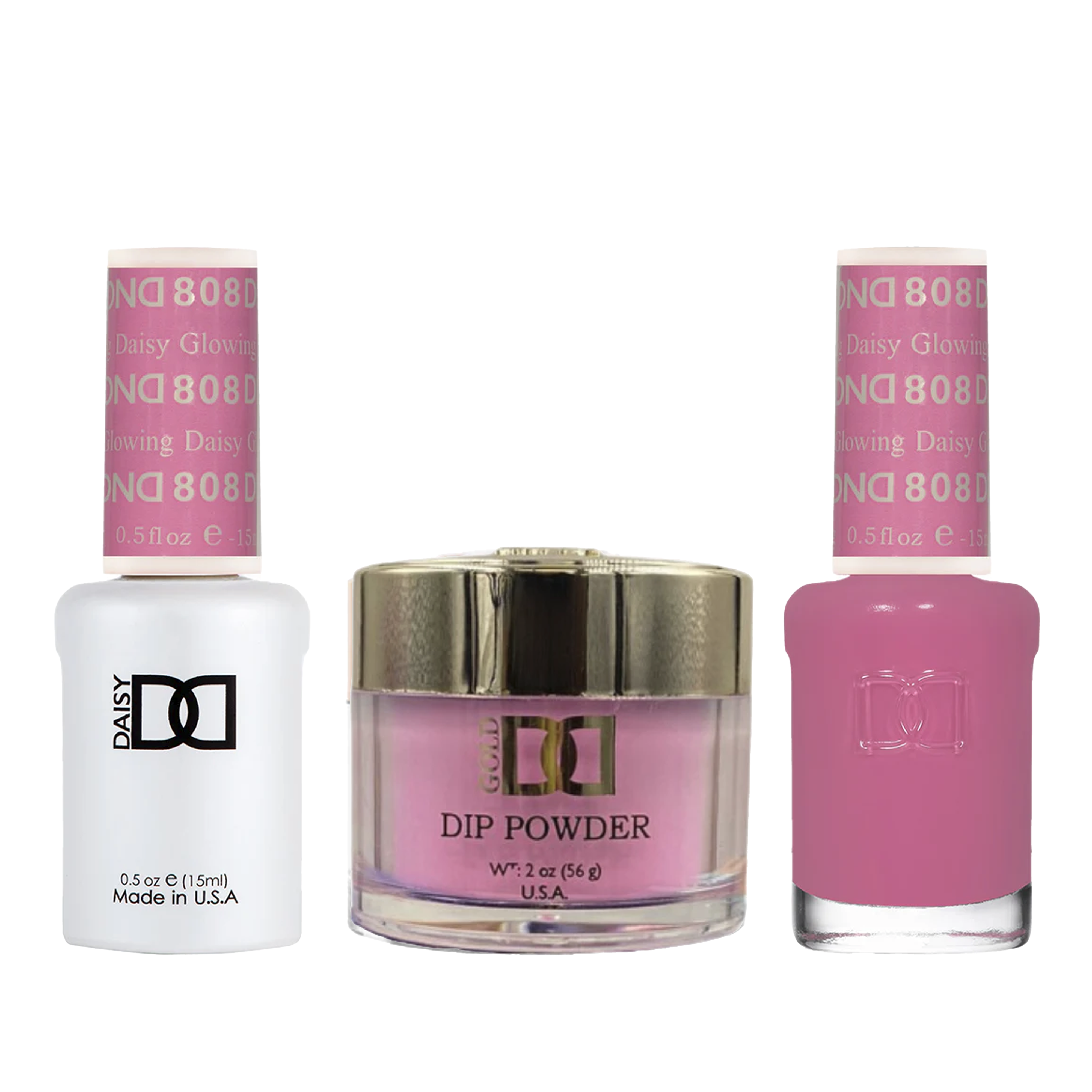 Dnd trio - 808 glowing daisy - gel polish