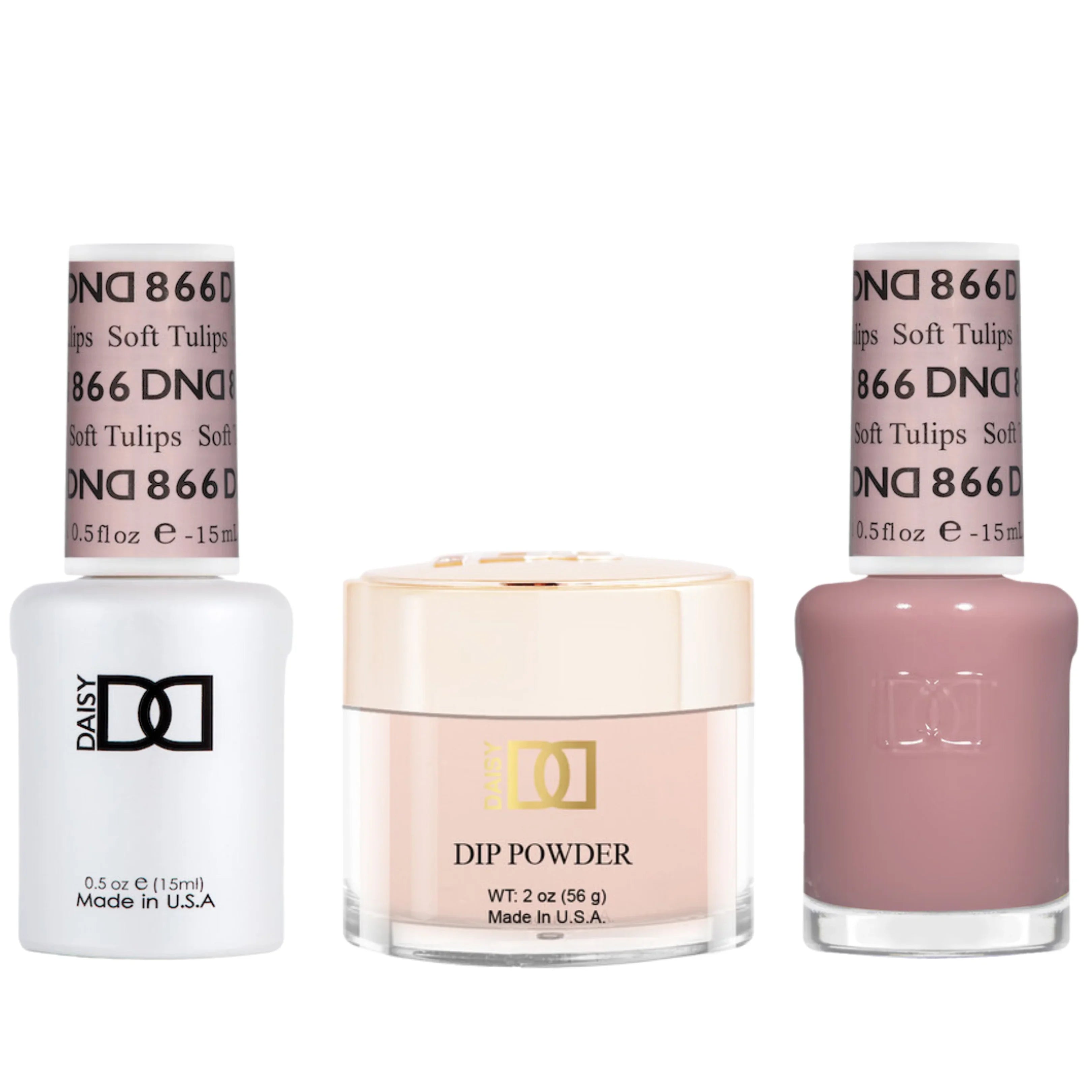 Dnd trio - 866 soft tulips - nail trio