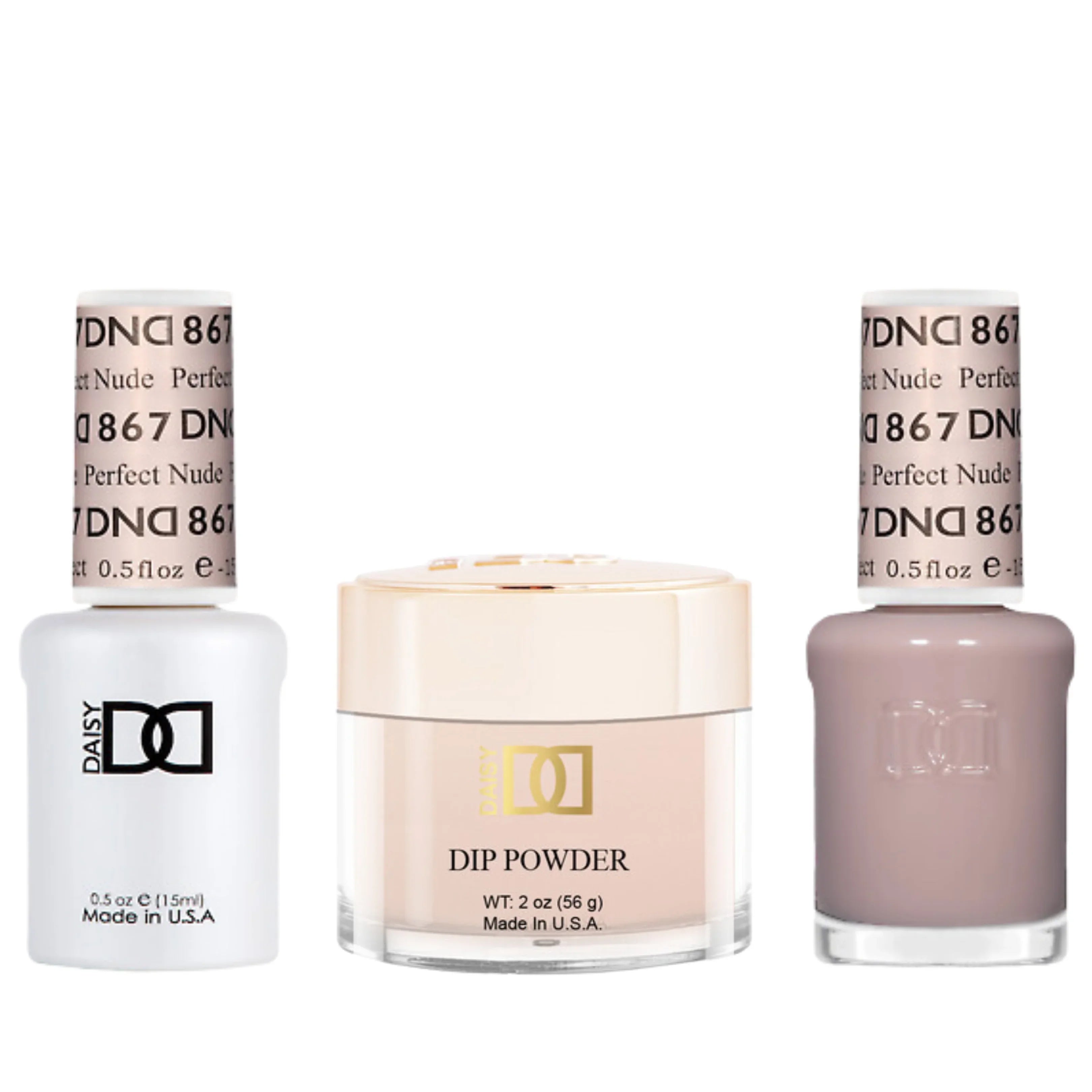 Dnd trio - 867 perfect nude - nail trio