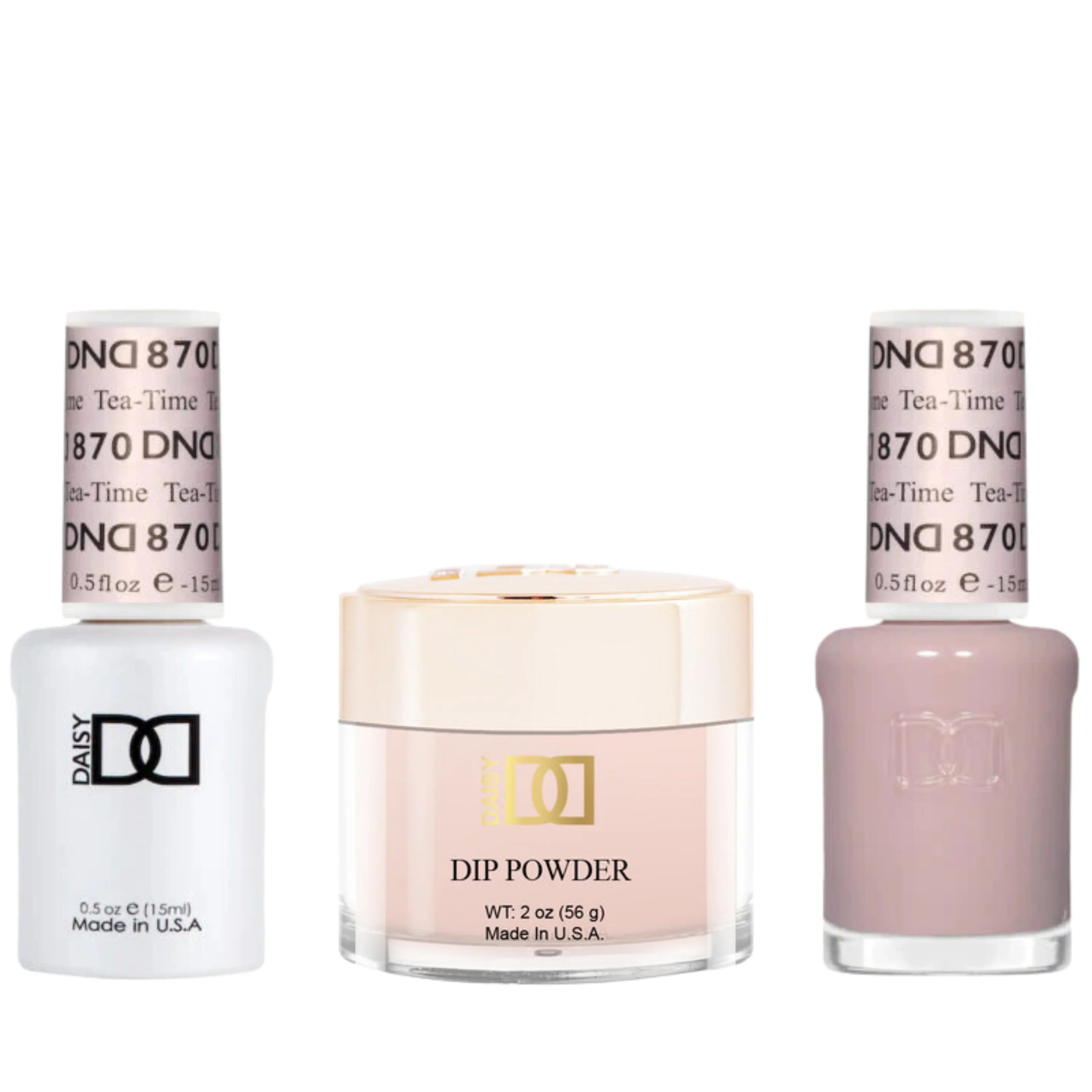 Dnd trio - 870 tea time - nail trio