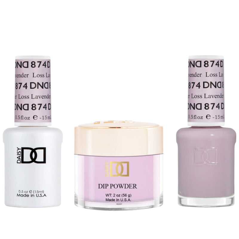 Dnd trio - 874 loss lavender - nail trio