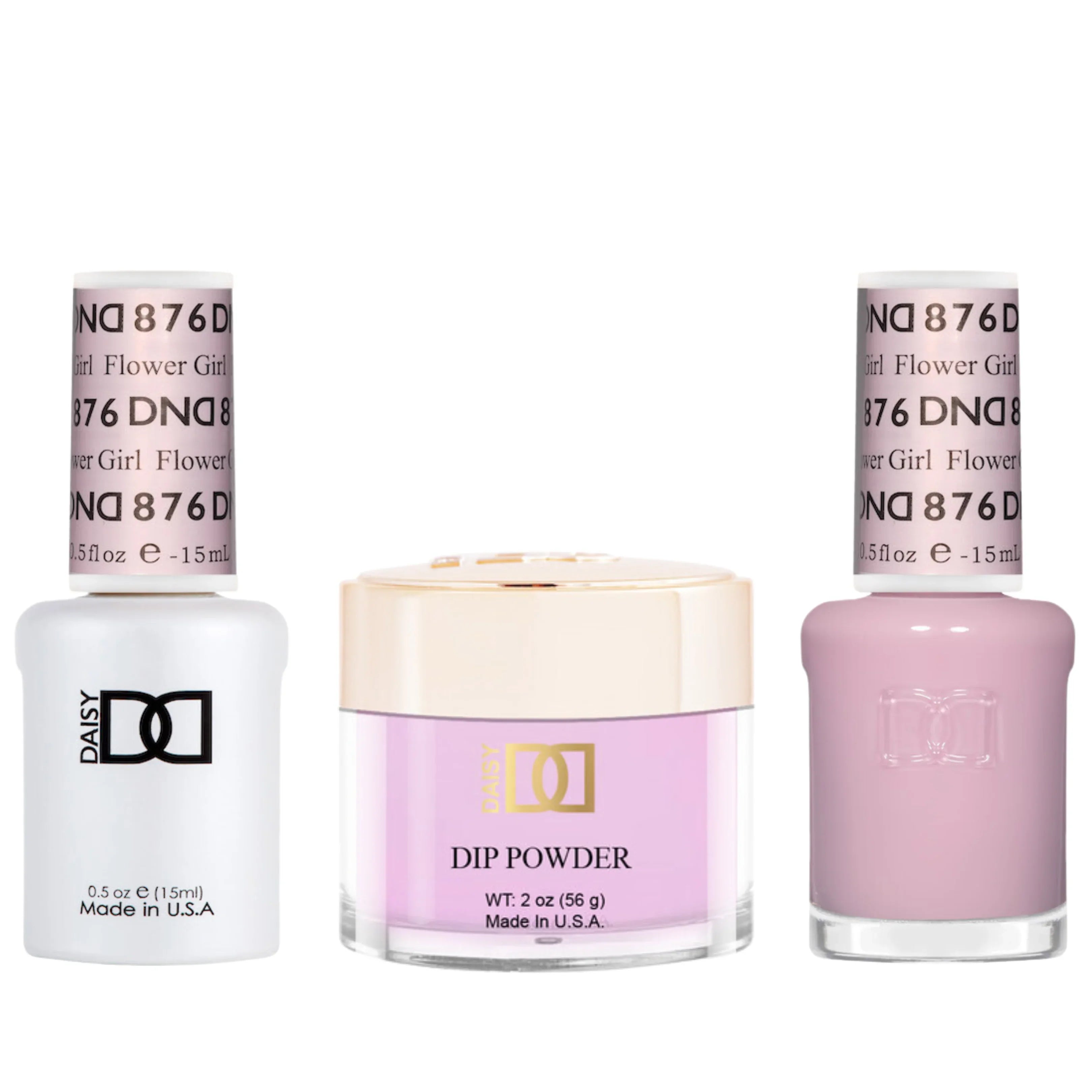 Dnd trio - 876 flower girl - nail trio