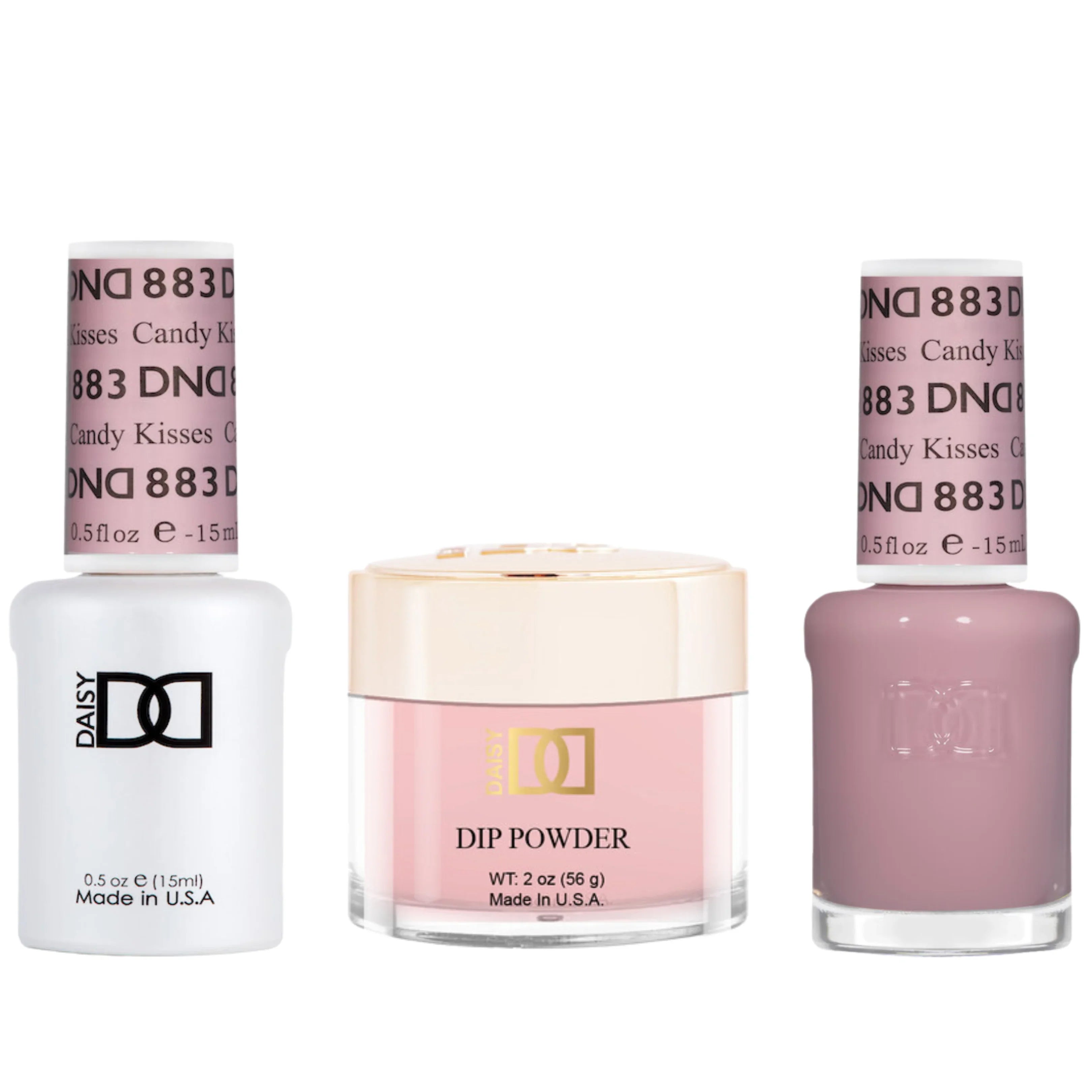 Dnd trio - 883 candy kisses - nail trio