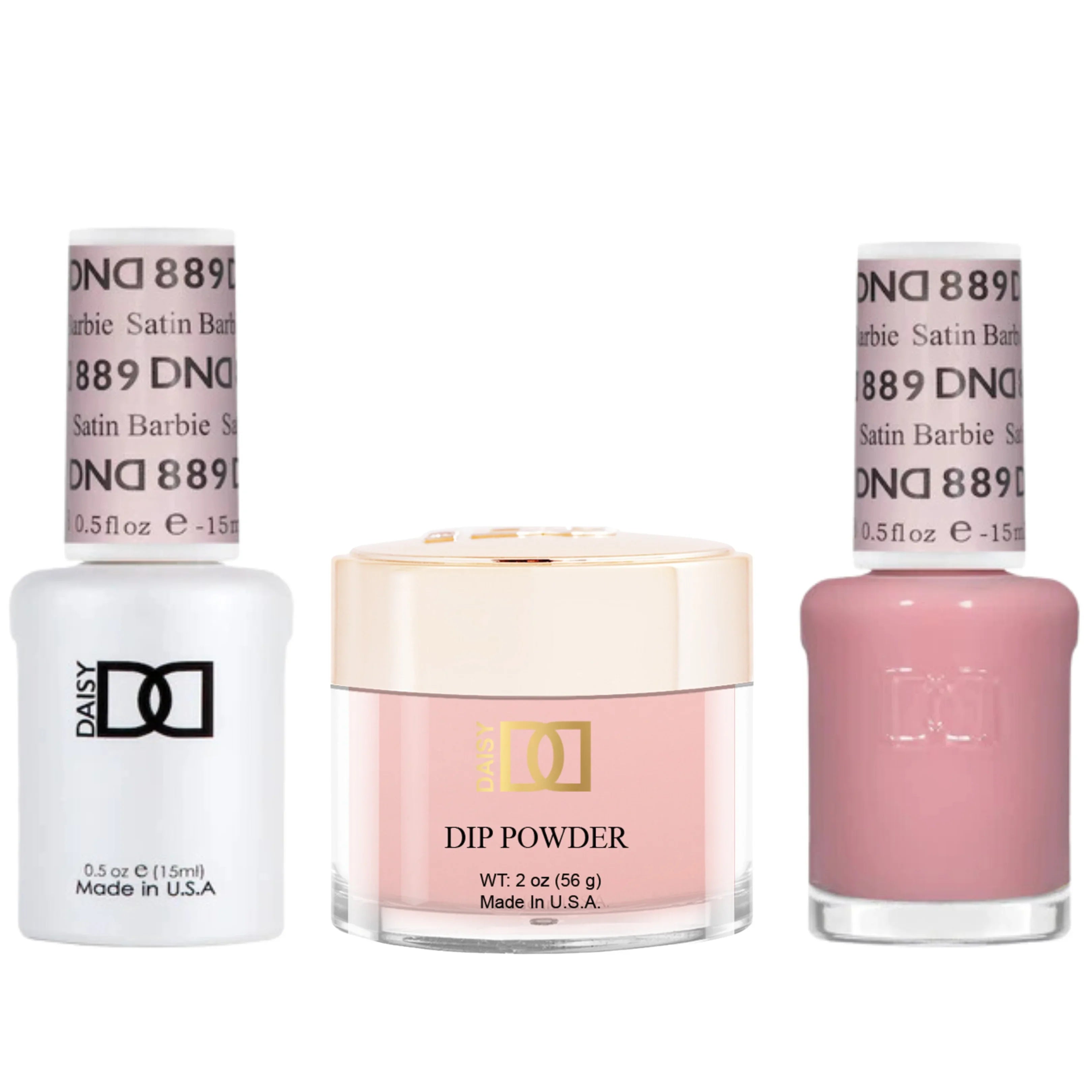 Dnd trio - 889 satin barbie - nail trio