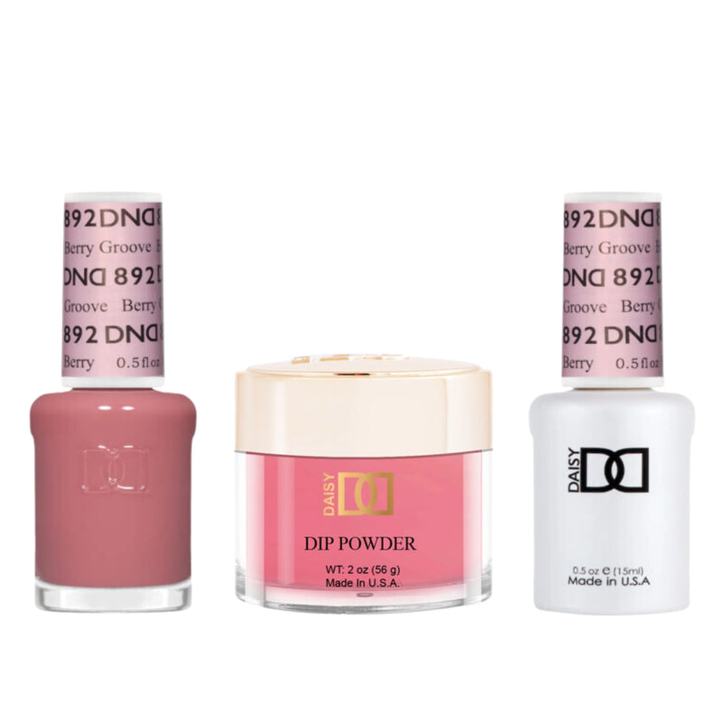 Dnd trio - 892 berry groove - nail trio