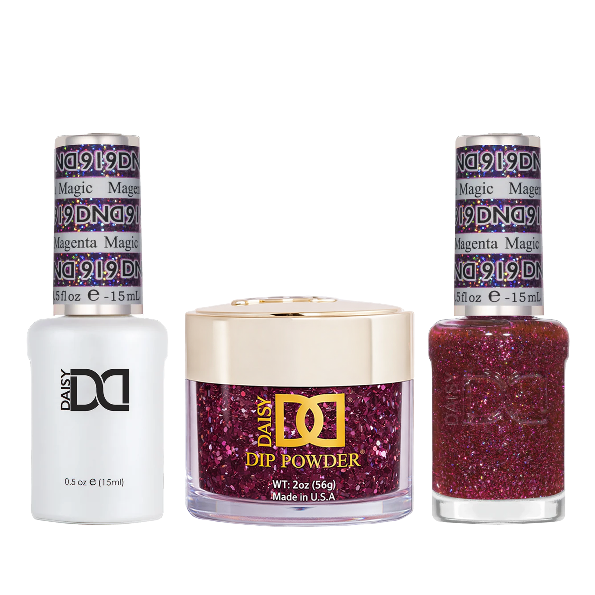 Dnd trio - 920 magenta aura - nail trio
