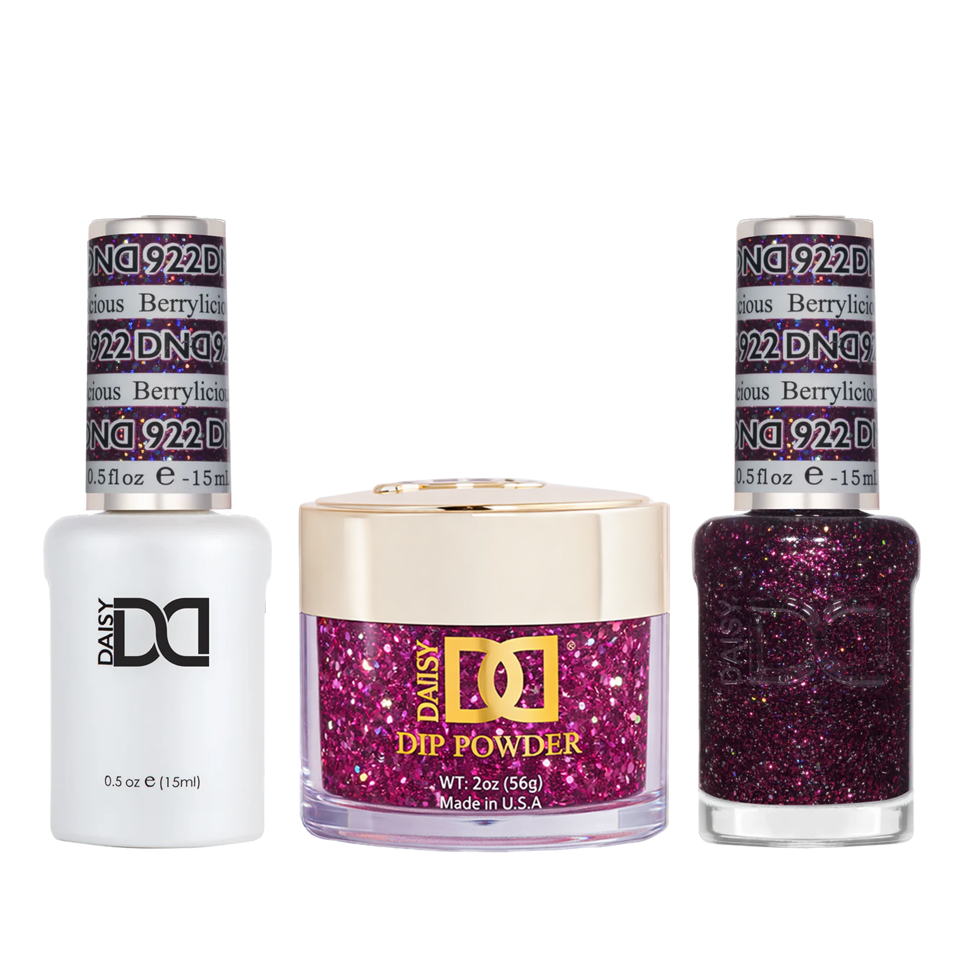 Dnd trio - 922 berrylicious - nail trio