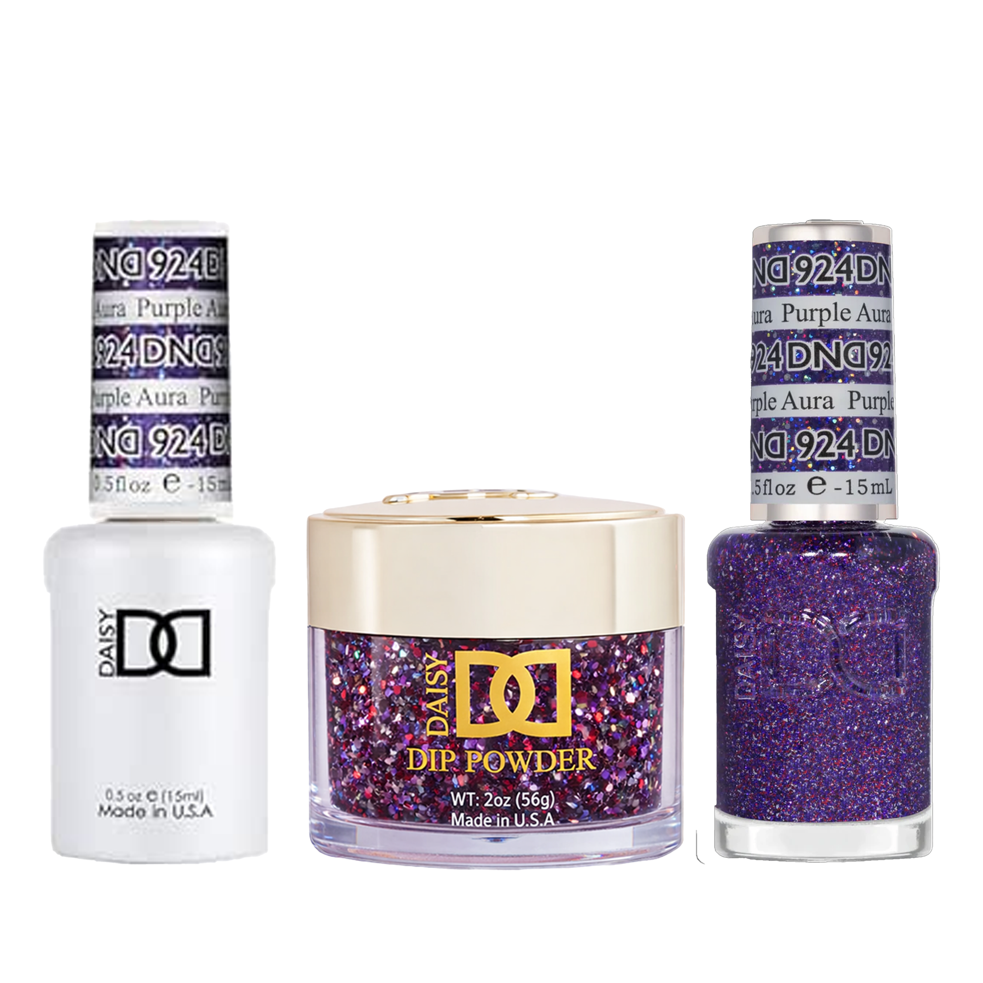 Dnd trio - 924 purple aura - nail trio