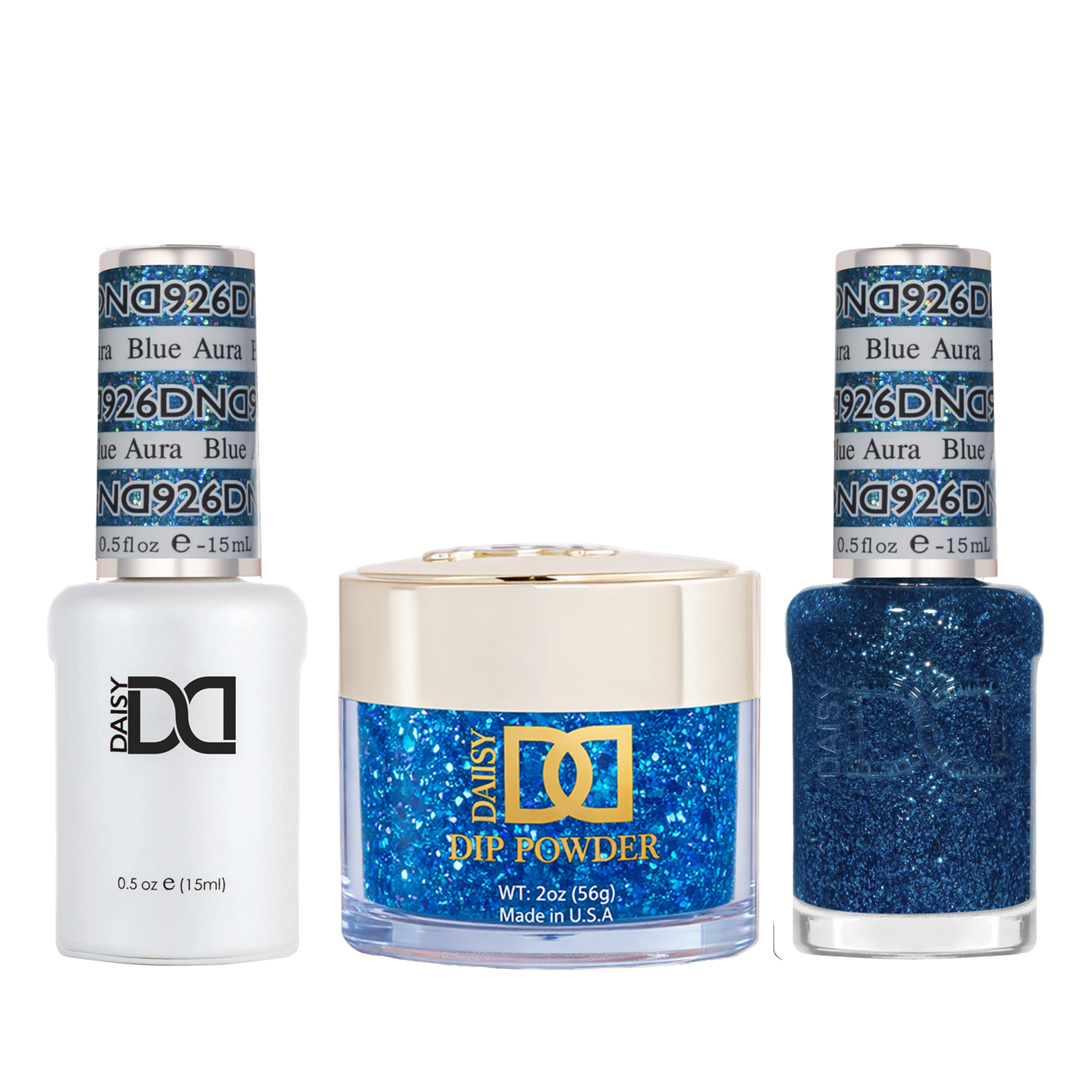 Dnd trio - 926 blue aura - nail trio