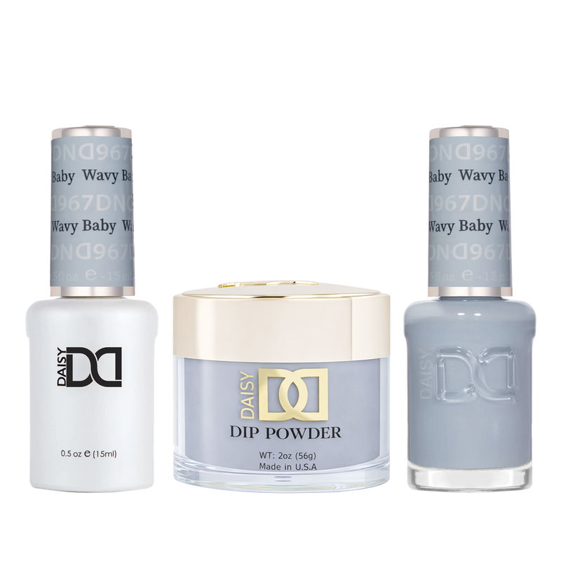 Dnd trio - 967 wavy baby - nail trio