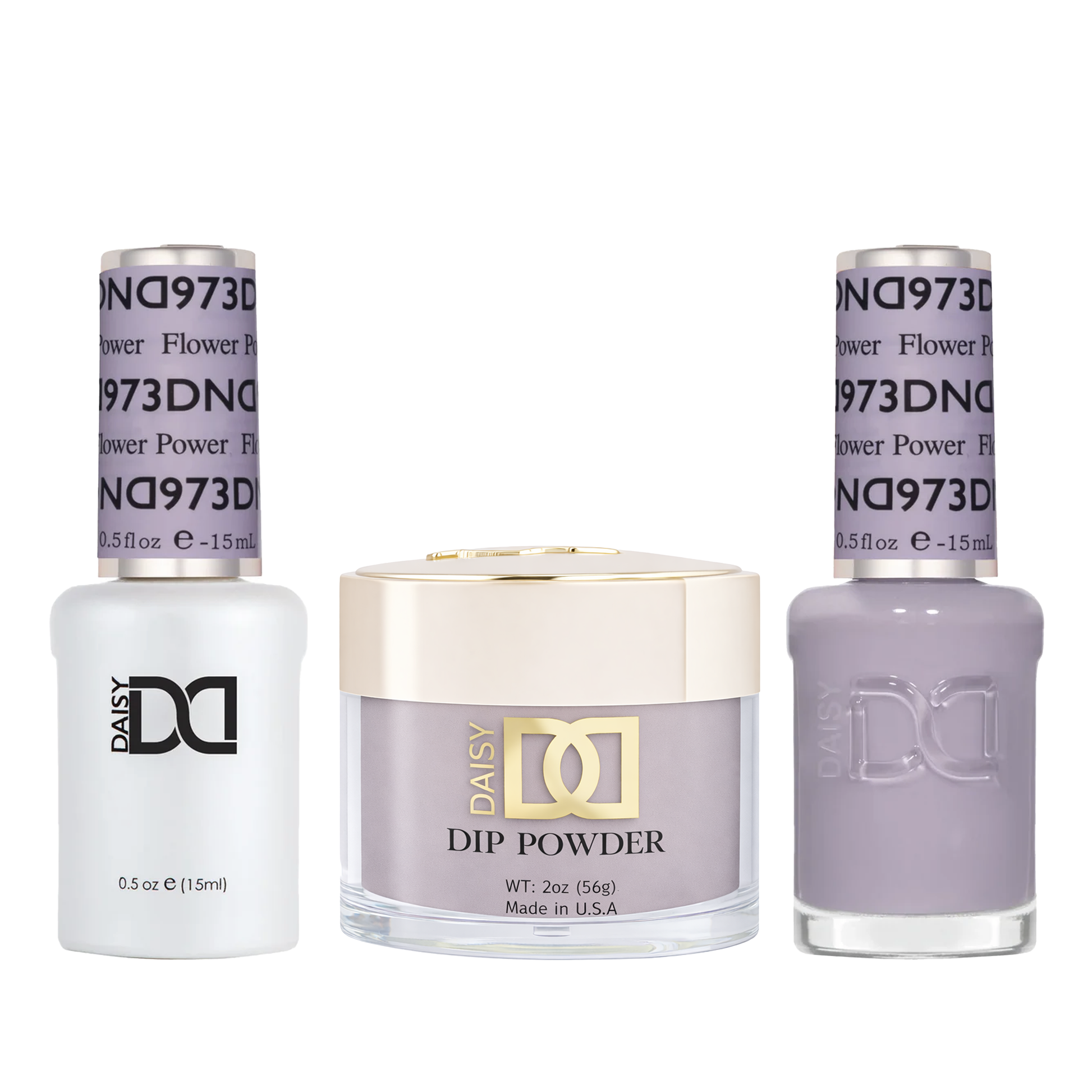 Dnd trio - 972 blush on wheels - nail trio