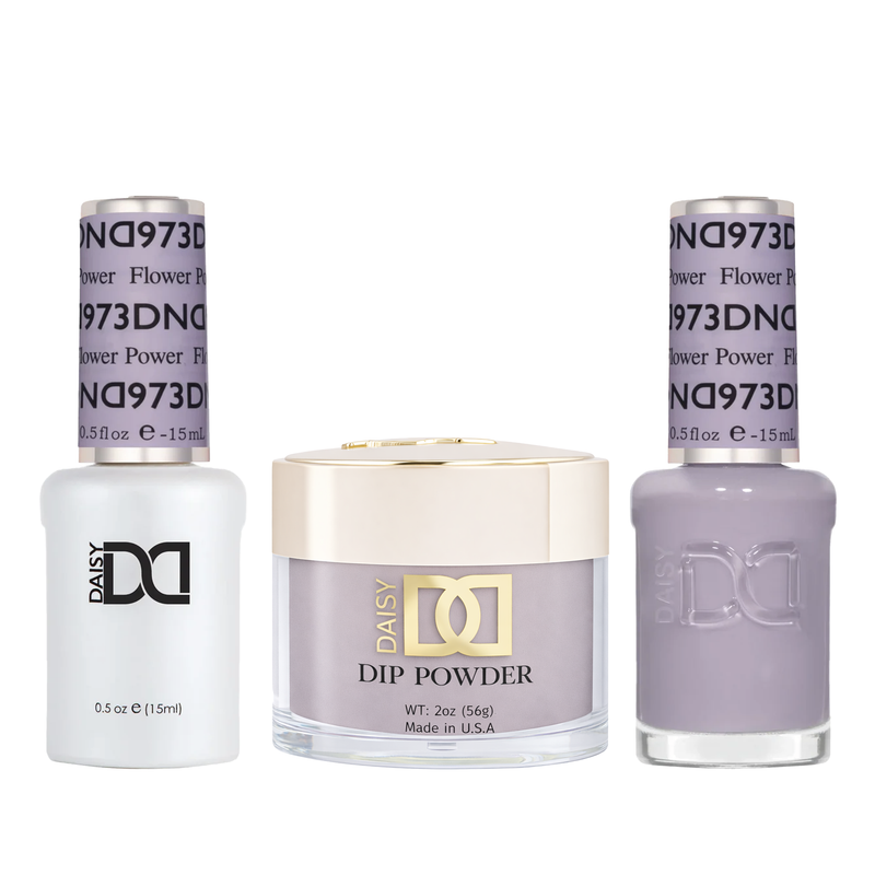 Dnd trio - 972 blush on wheels - nail trio