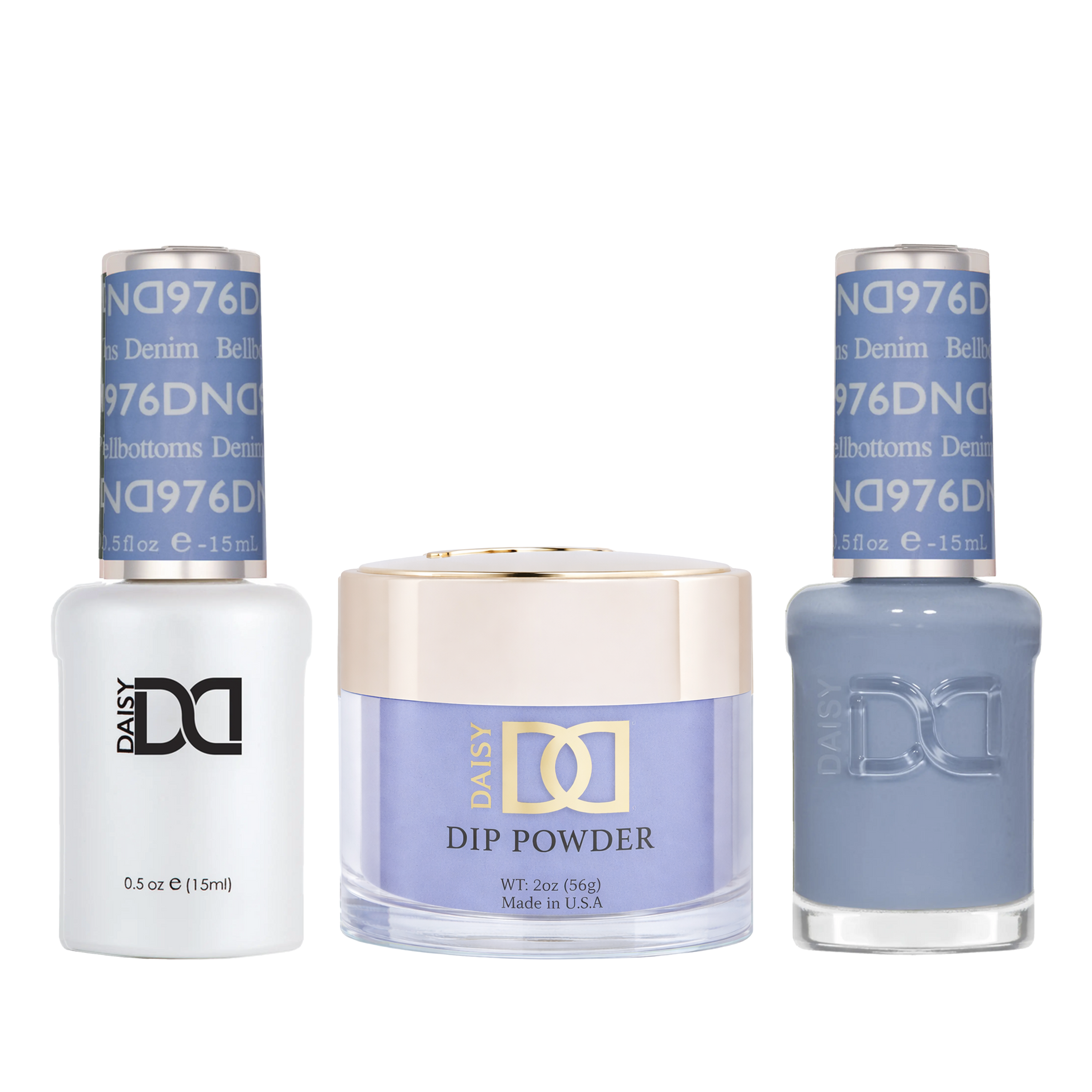 Dnd trio - 976 bellbottoms denim - nail trio