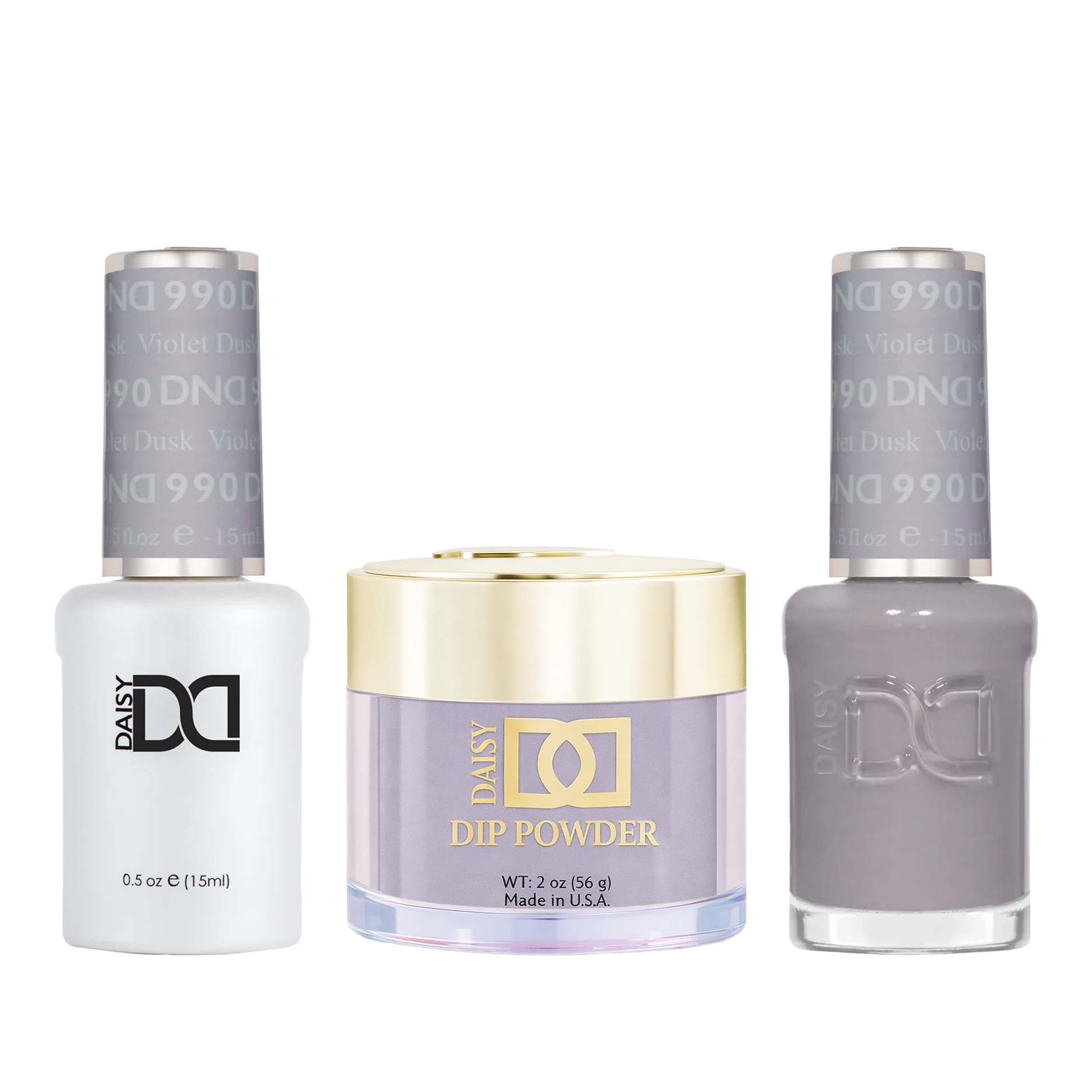 Dnd trio - 990 violet dusk - nail trio