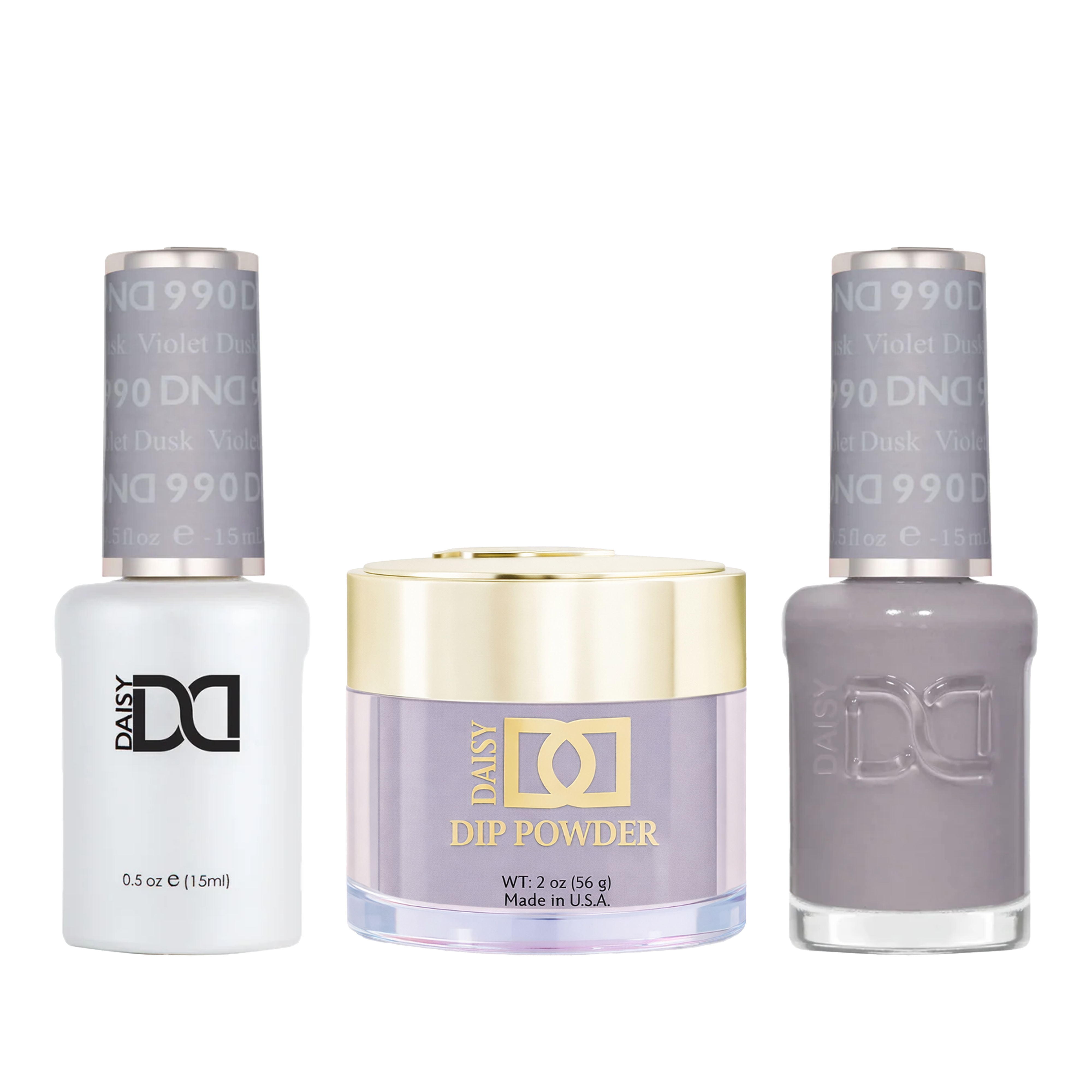 Dnd trio - 990 violet dusk - nail trio